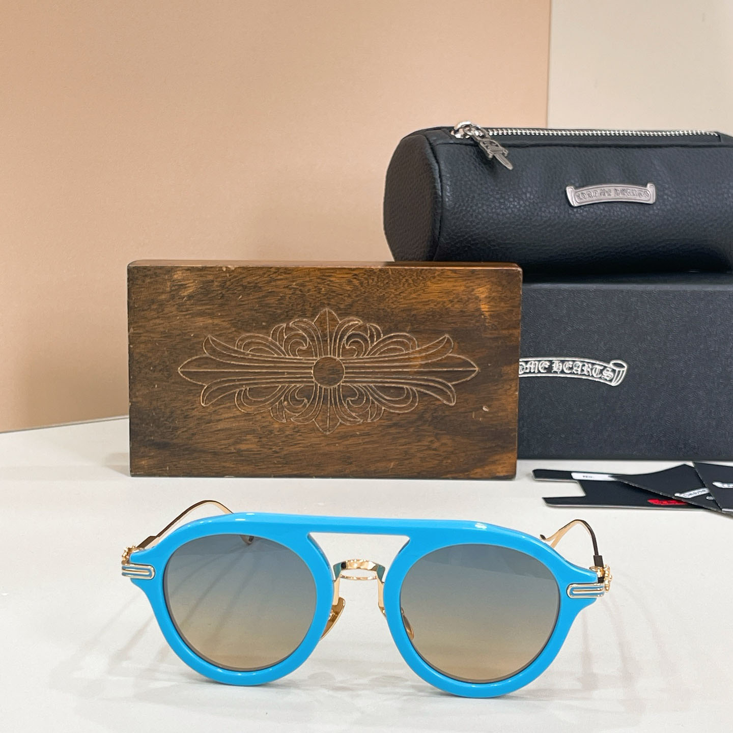 Chrome Hearts Honey Tunnel Sunglasses - DopestKickz