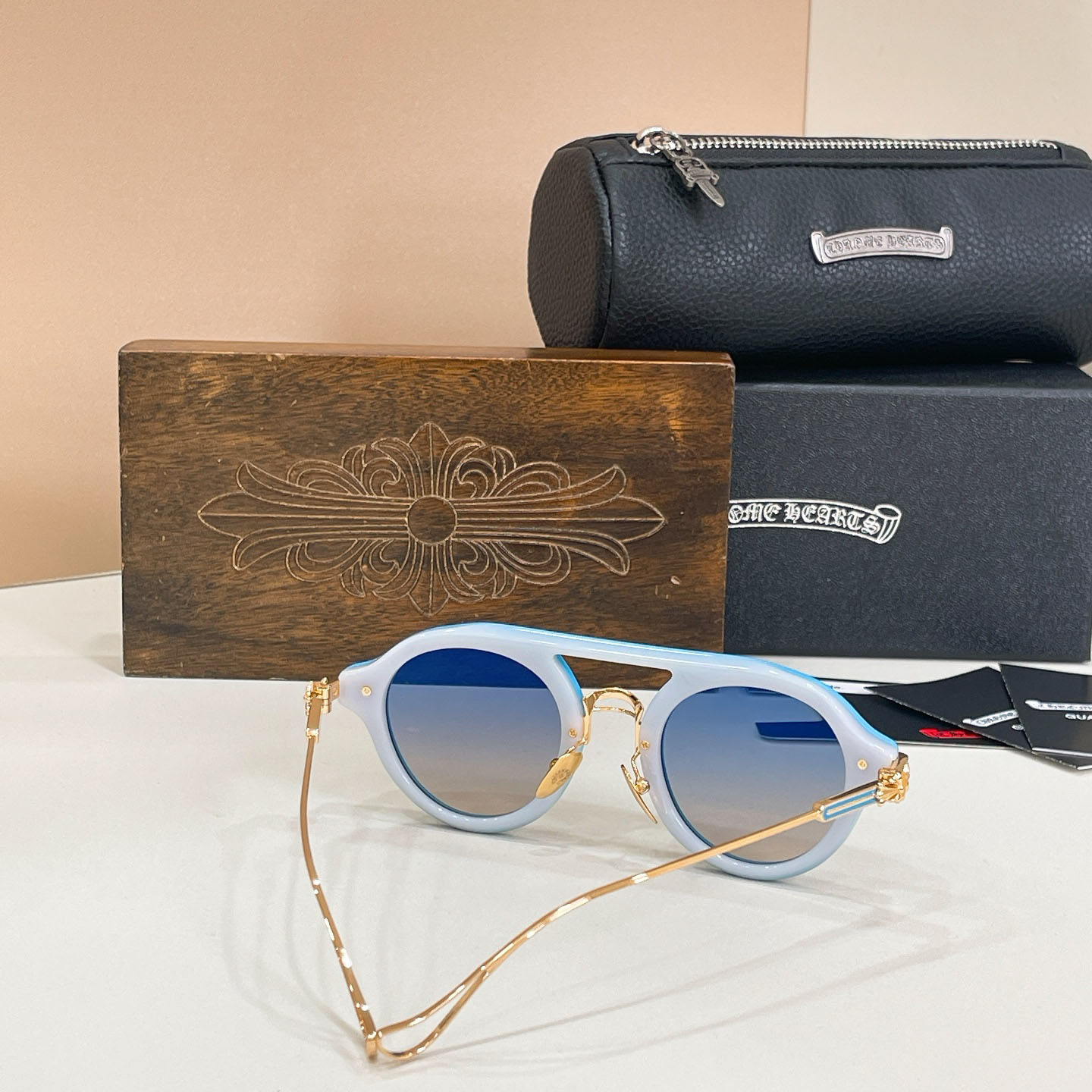 Chrome Hearts Honey Tunnel Sunglasses - DopestKickz