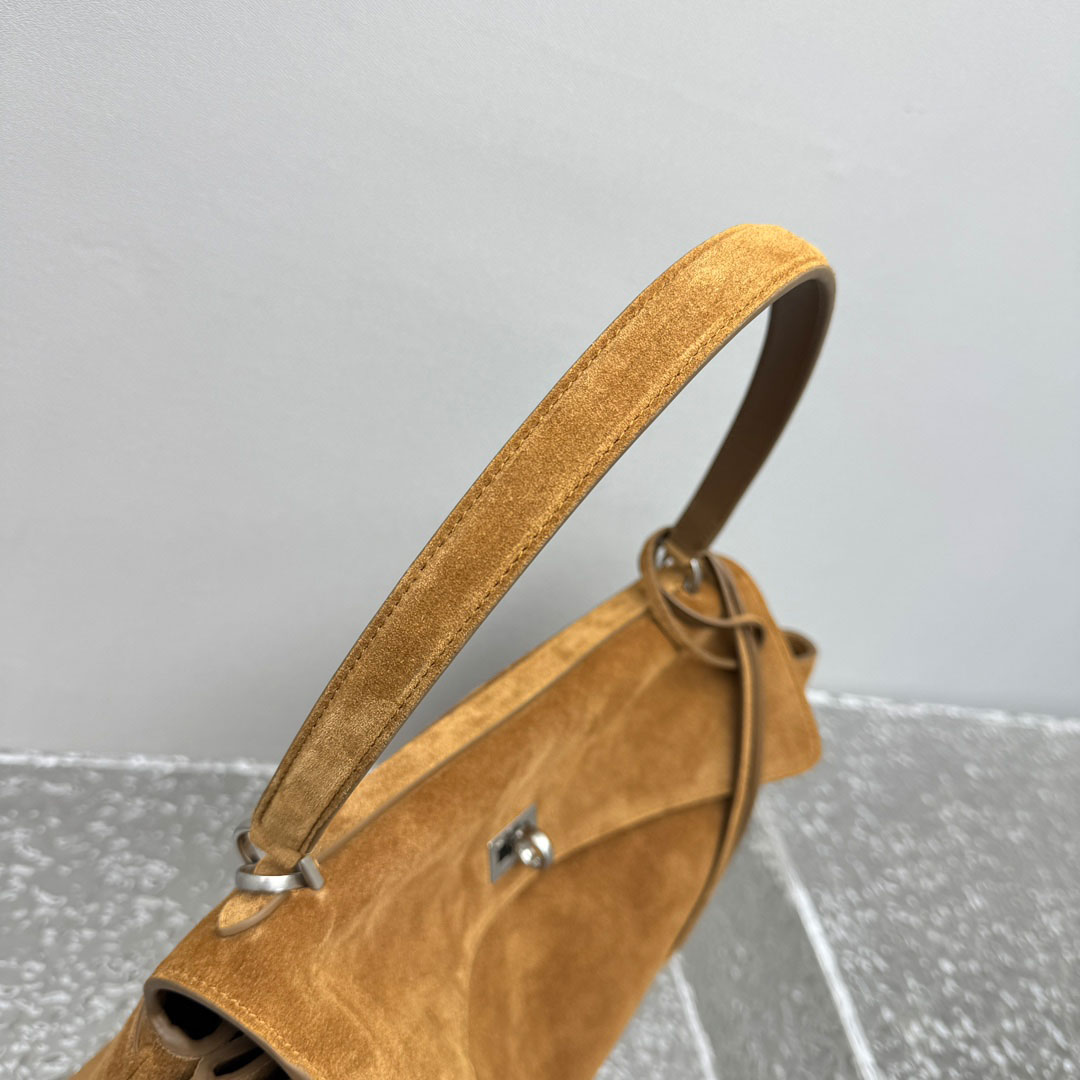 Balenciaga  Rodeo Handbag Medium In Camel - DopestKickz