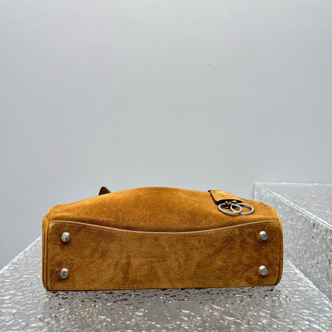 Balenciaga  Rodeo Handbag Medium In Camel - DopestKickz