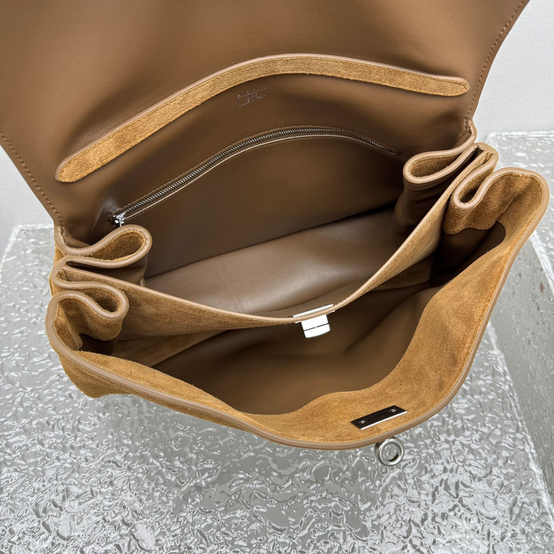 Balenciaga  Rodeo Handbag Medium In Camel - DopestKickz