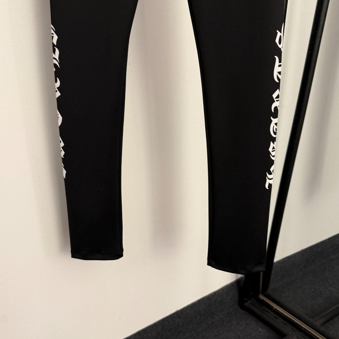 Chrome Hearts Logo Leggings - DopestKickz