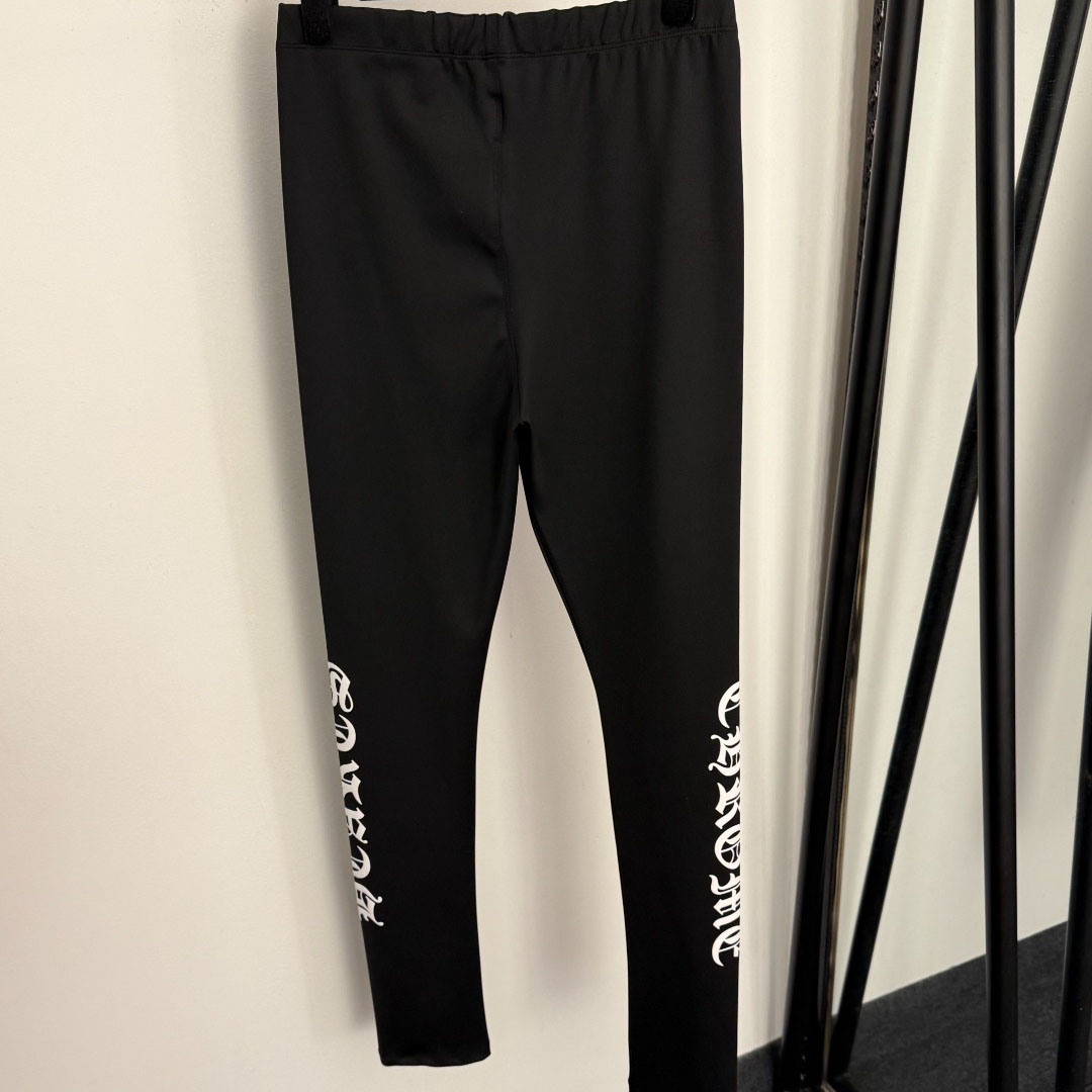 Chrome Hearts Logo Leggings - DopestKickz