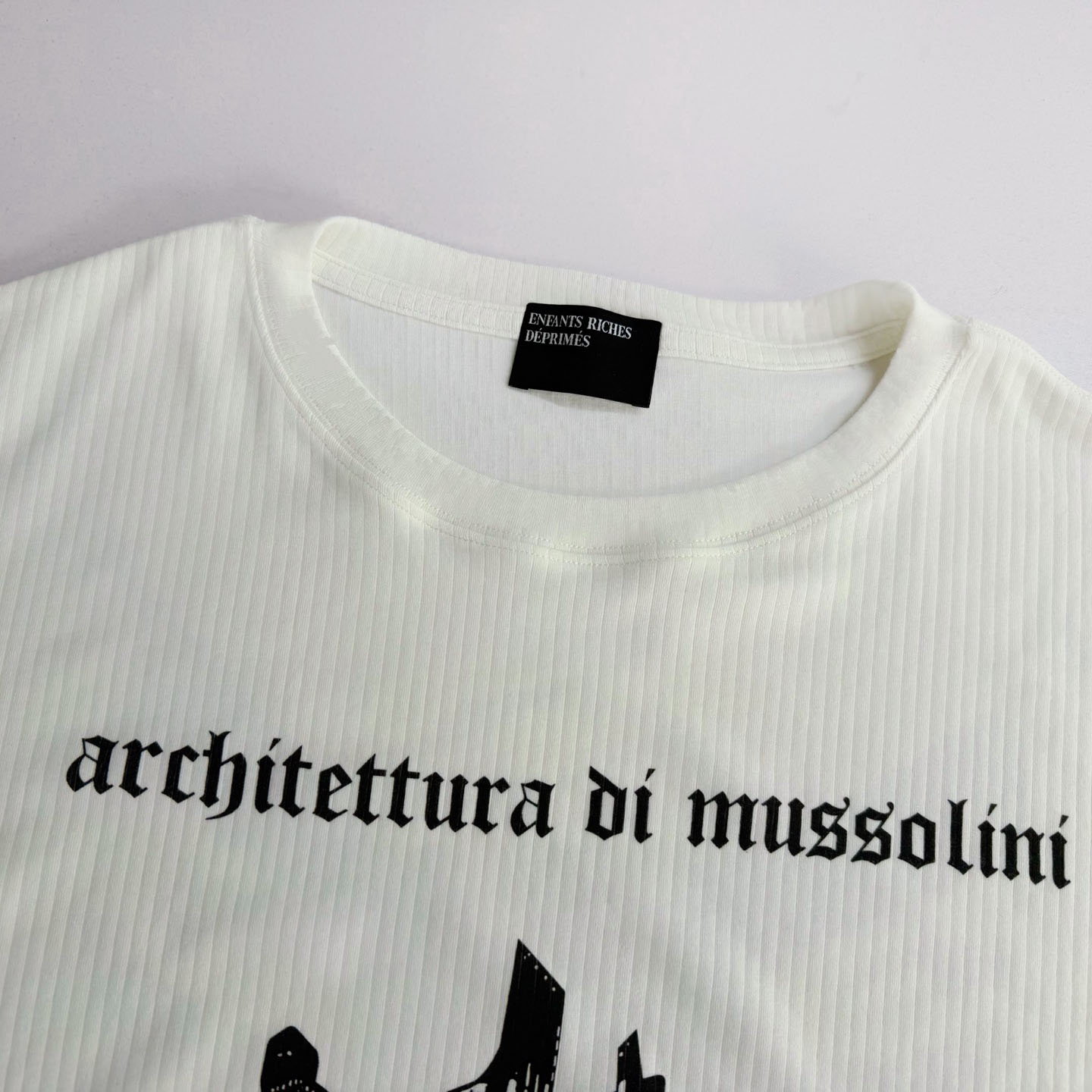 Enfants Riches Déprimés Tabac Rat Mesh Shirt 'Faded White' - DopestKickz