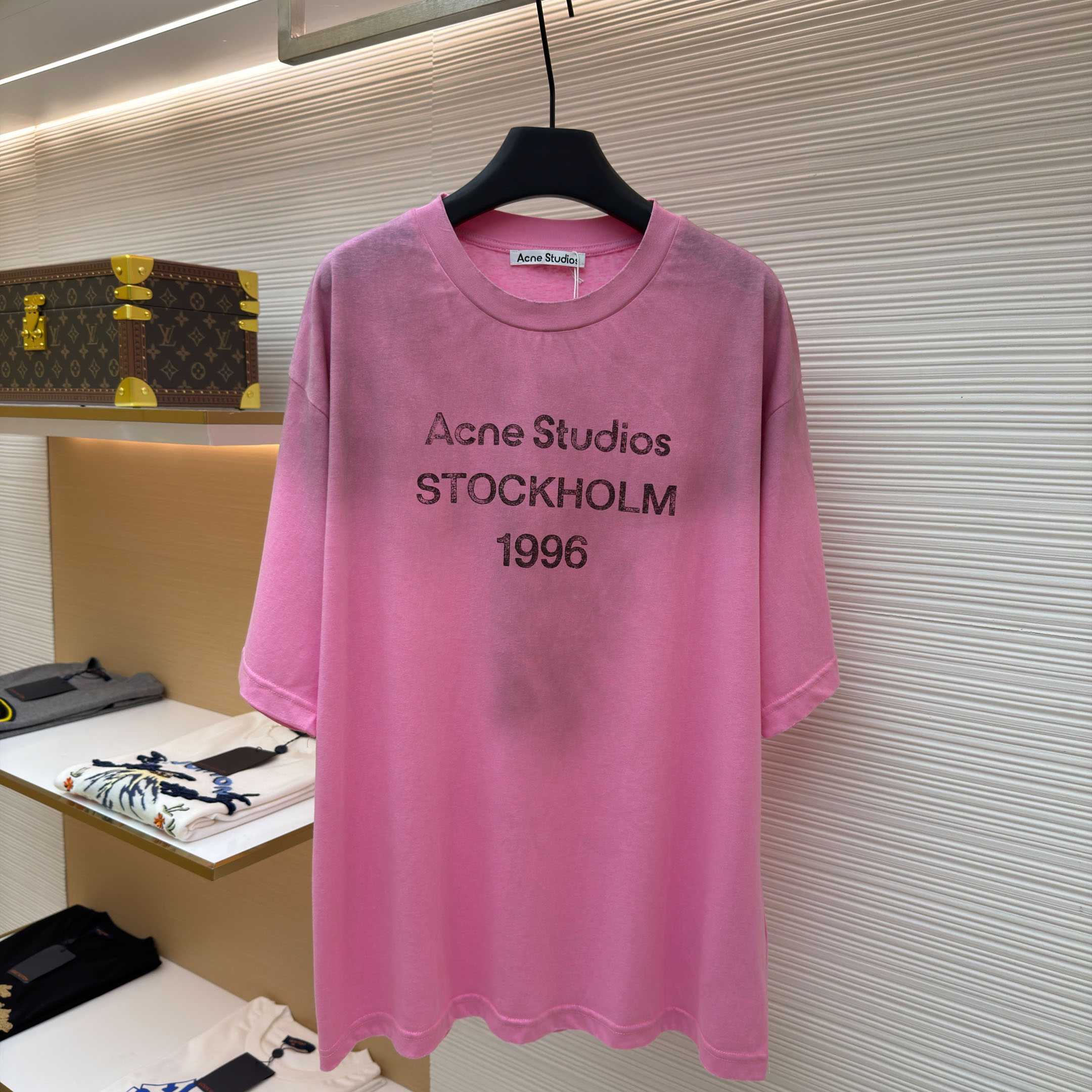 Acne Studios  Logo Tshirt - Relaxed Fit - DopestKickz