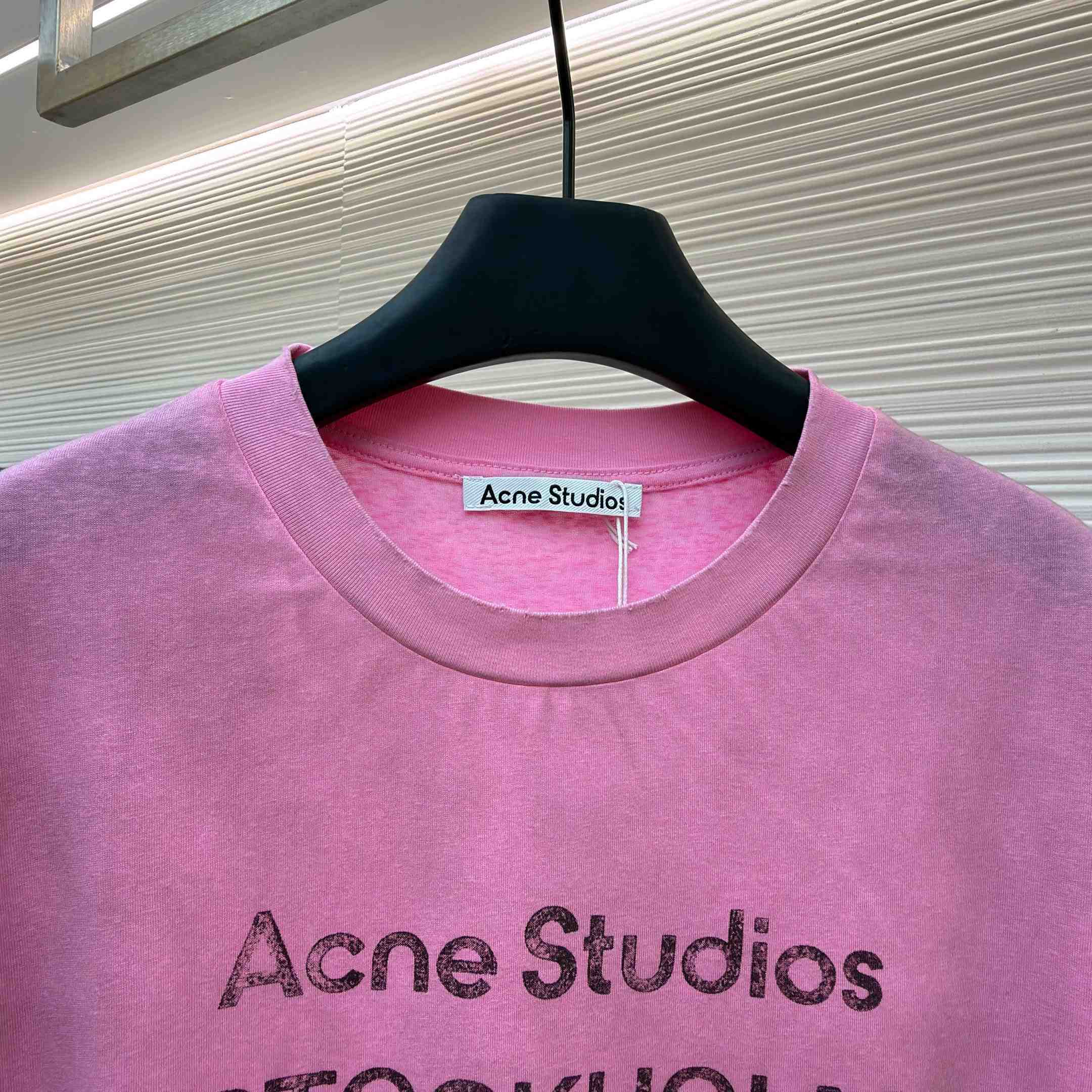 Acne Studios  Logo Tshirt - Relaxed Fit - DopestKickz