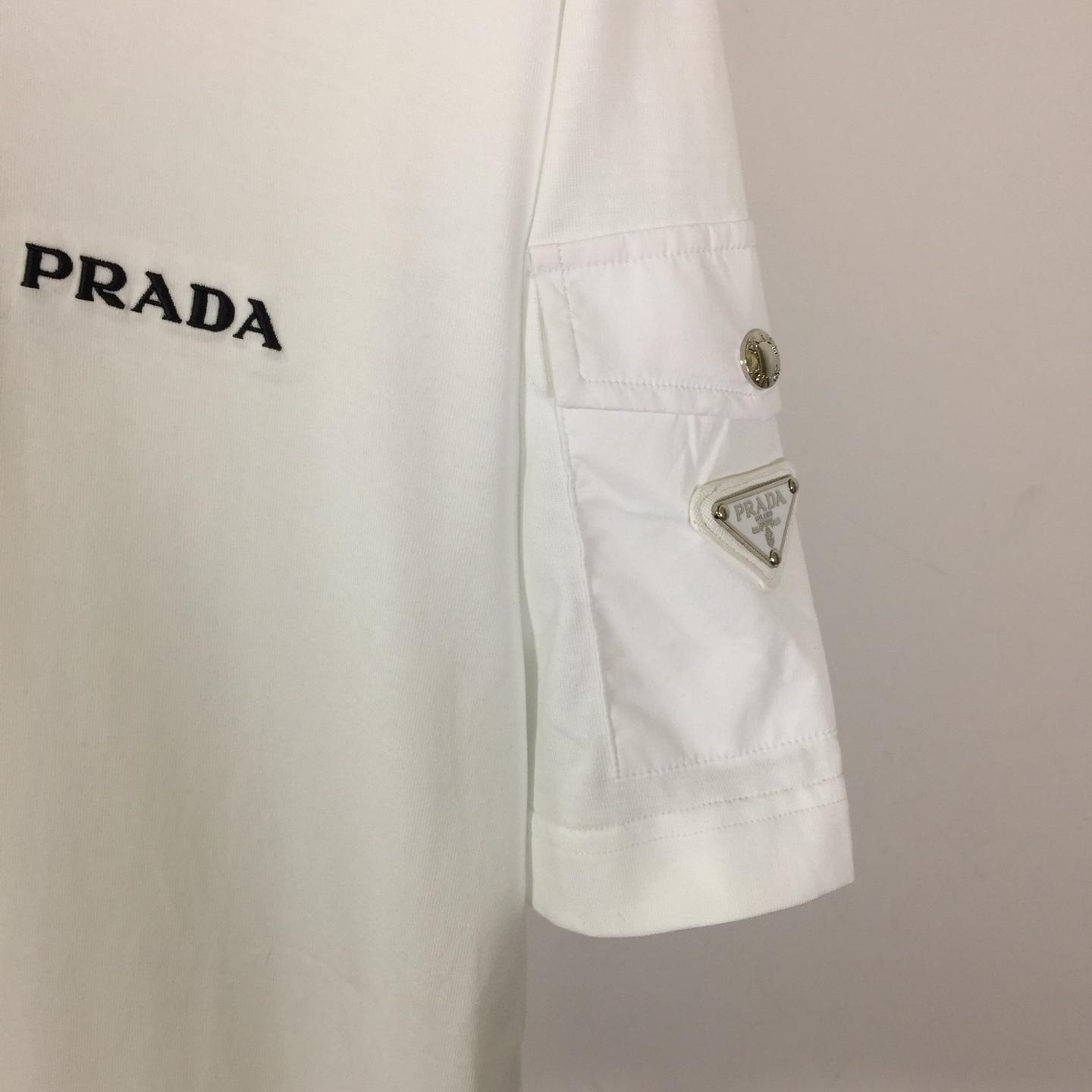 Prada Hooded T-shirt - DopestKickz