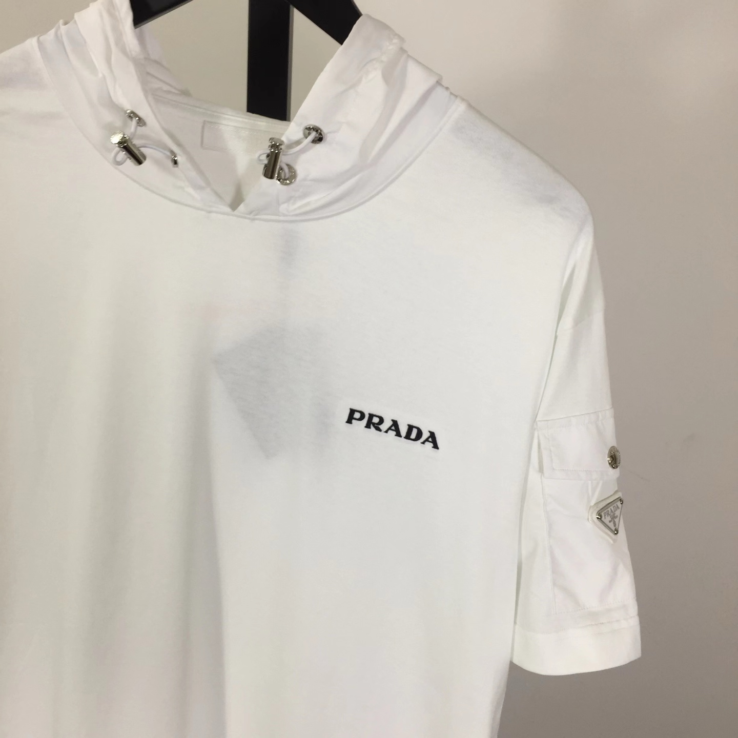 Prada Hooded T-shirt - DopestKickz