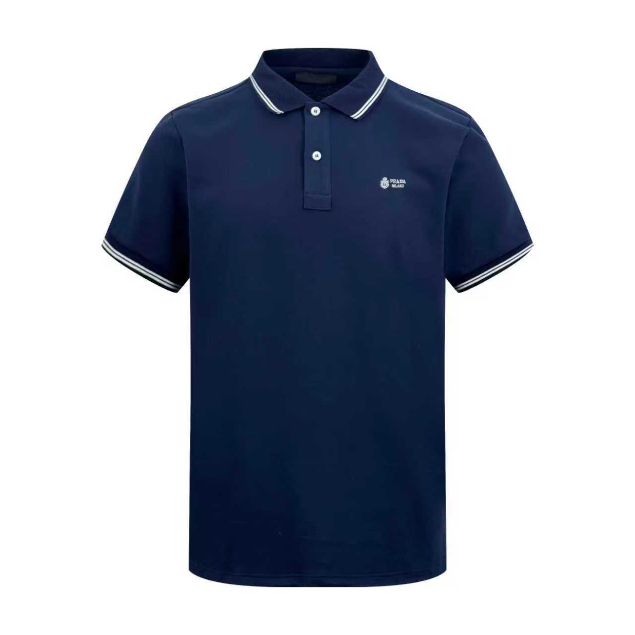 Prada Logo-appliqué Polo Shirt - DopestKickz