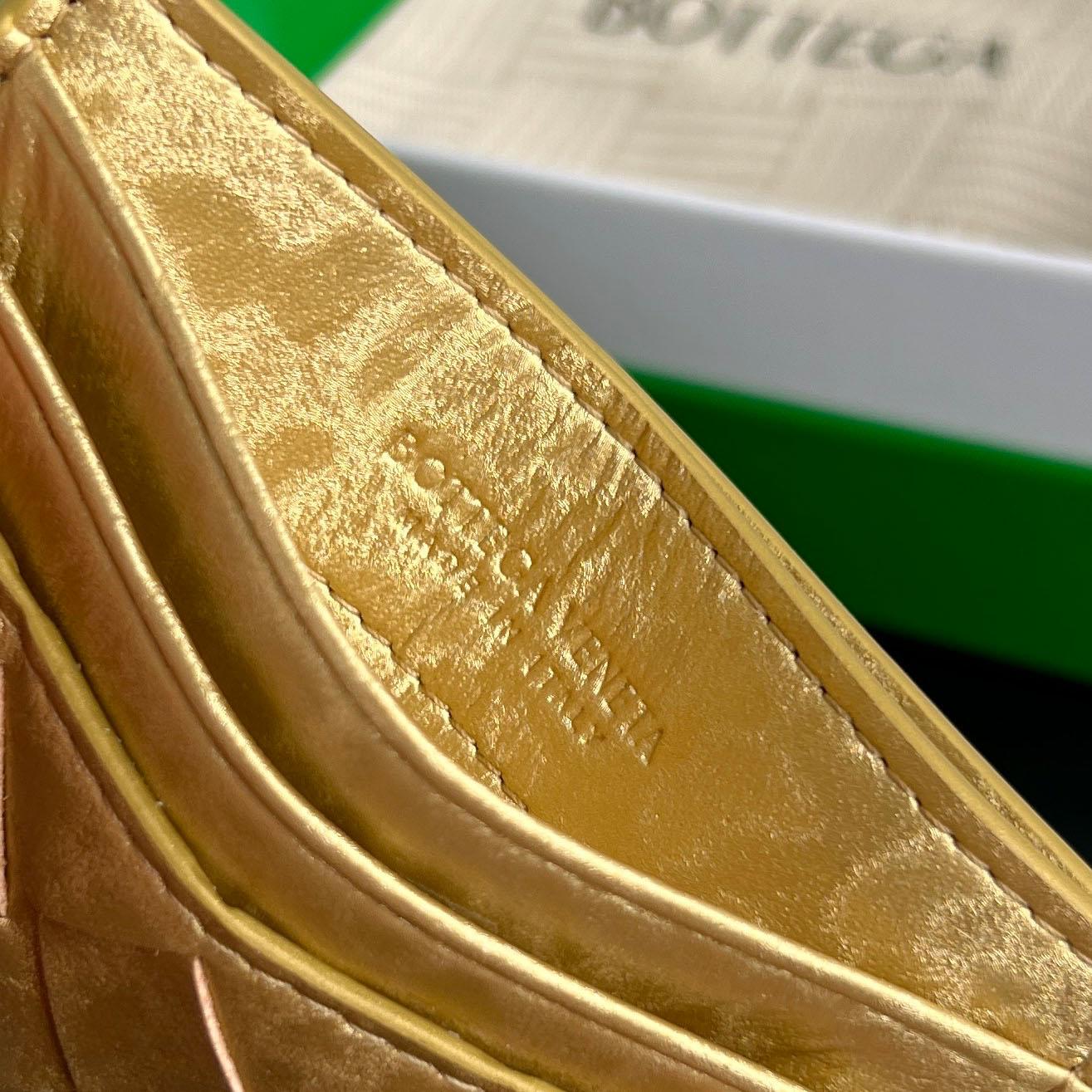 Bottega Veneta Intrecciato Credit Card Case - DopestKickz