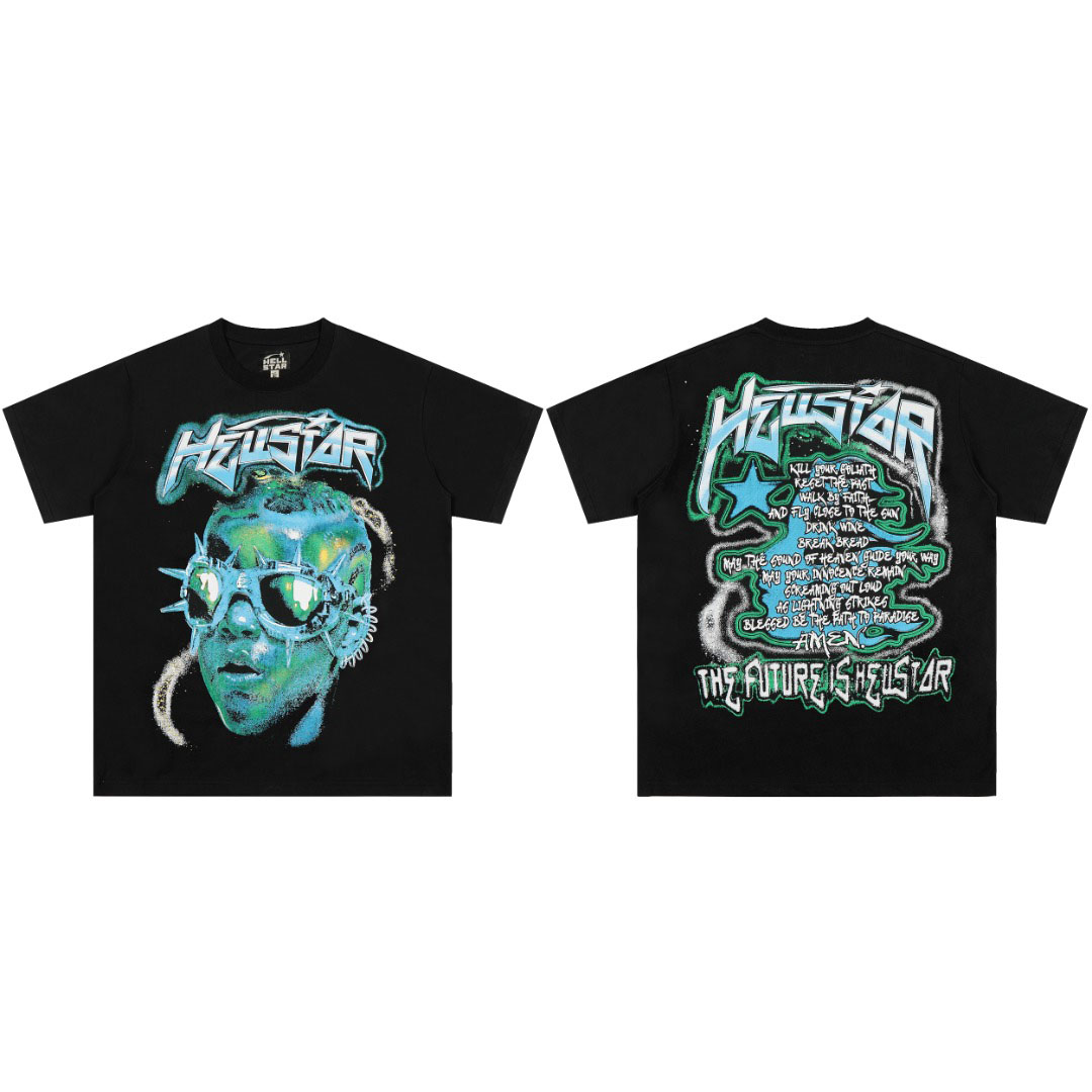 Hellstar The Future T-Shirt 'Black' - DopestKickz