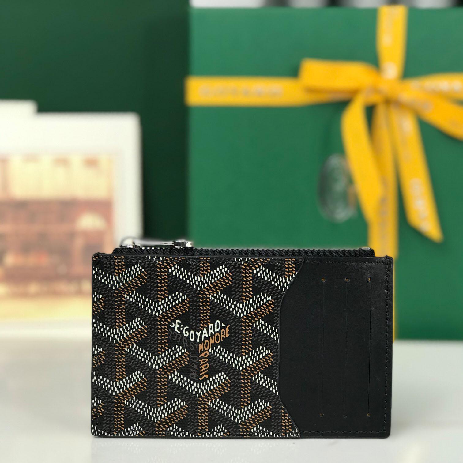 Goyard Bourbon Zipped Card Holder - DopestKickz