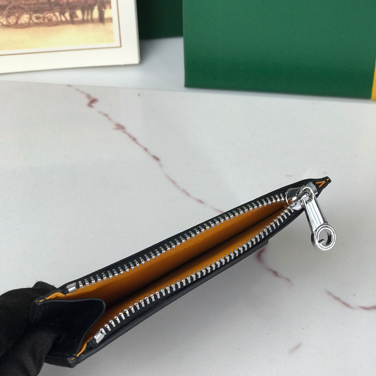 Goyard Bourbon Zipped Card Holder - DopestKickz