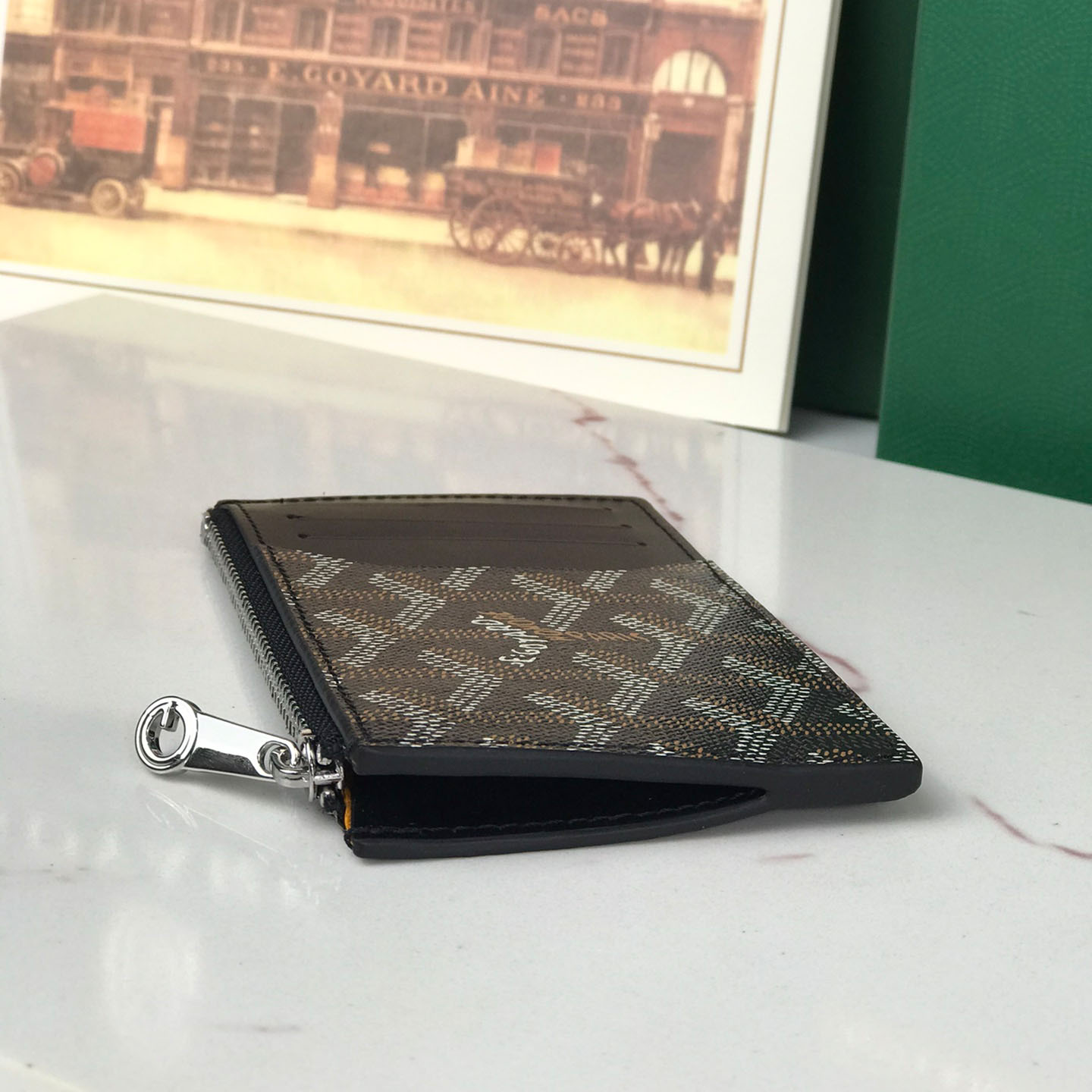 Goyard Bourbon Zipped Card Holder - DopestKickz