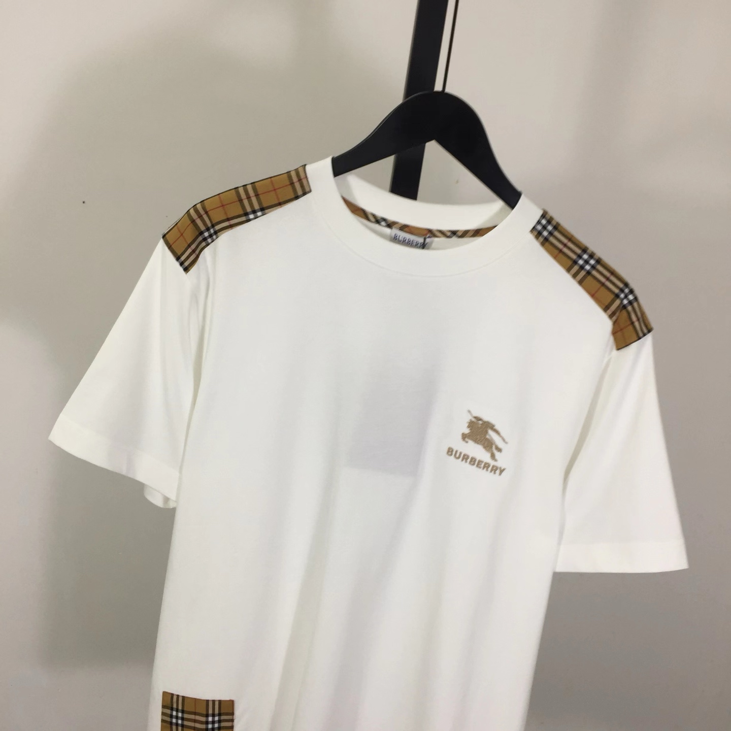 Burberry Check Cotton T-shirt - DopestKickz