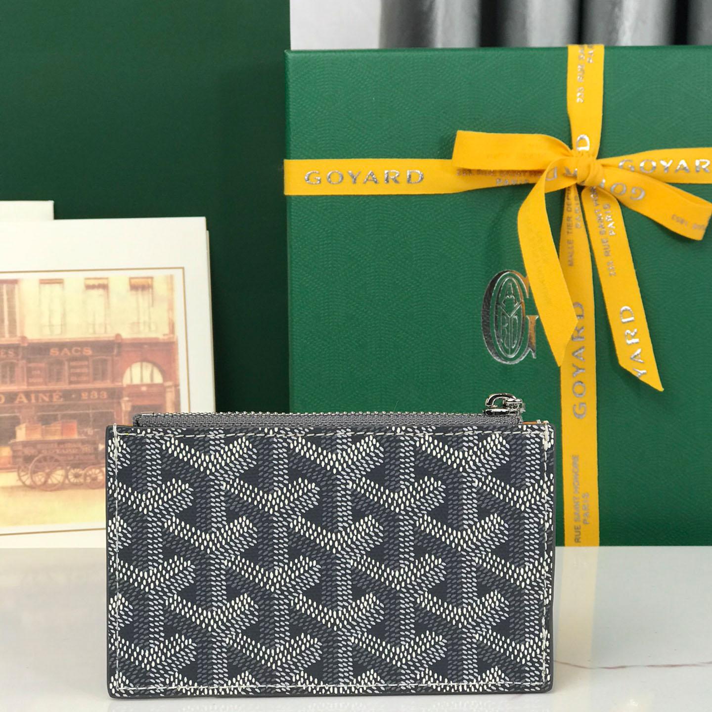 Goyard Bourbon Zipped Card Holder - DopestKickz