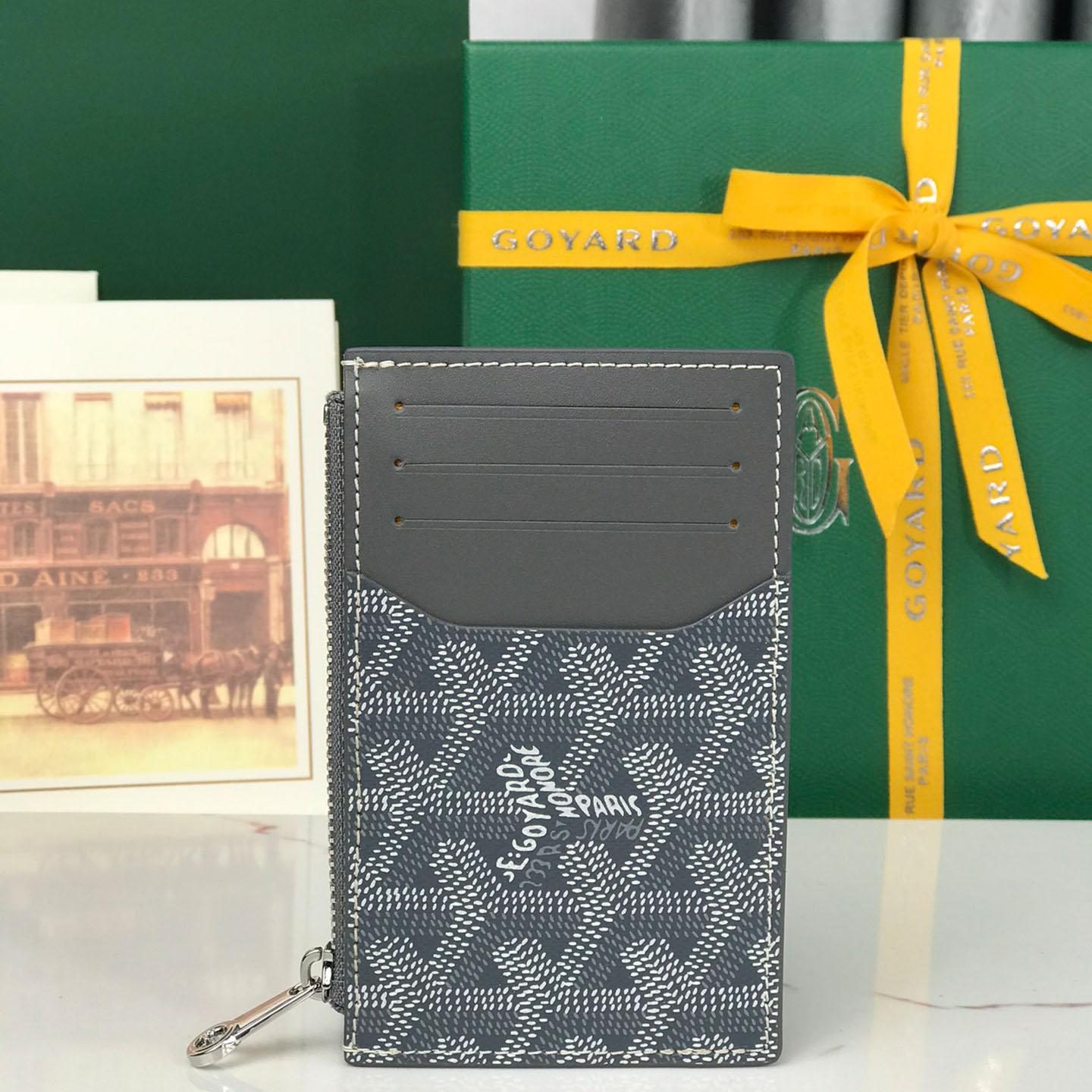 Goyard Bourbon Zipped Card Holder - DopestKickz