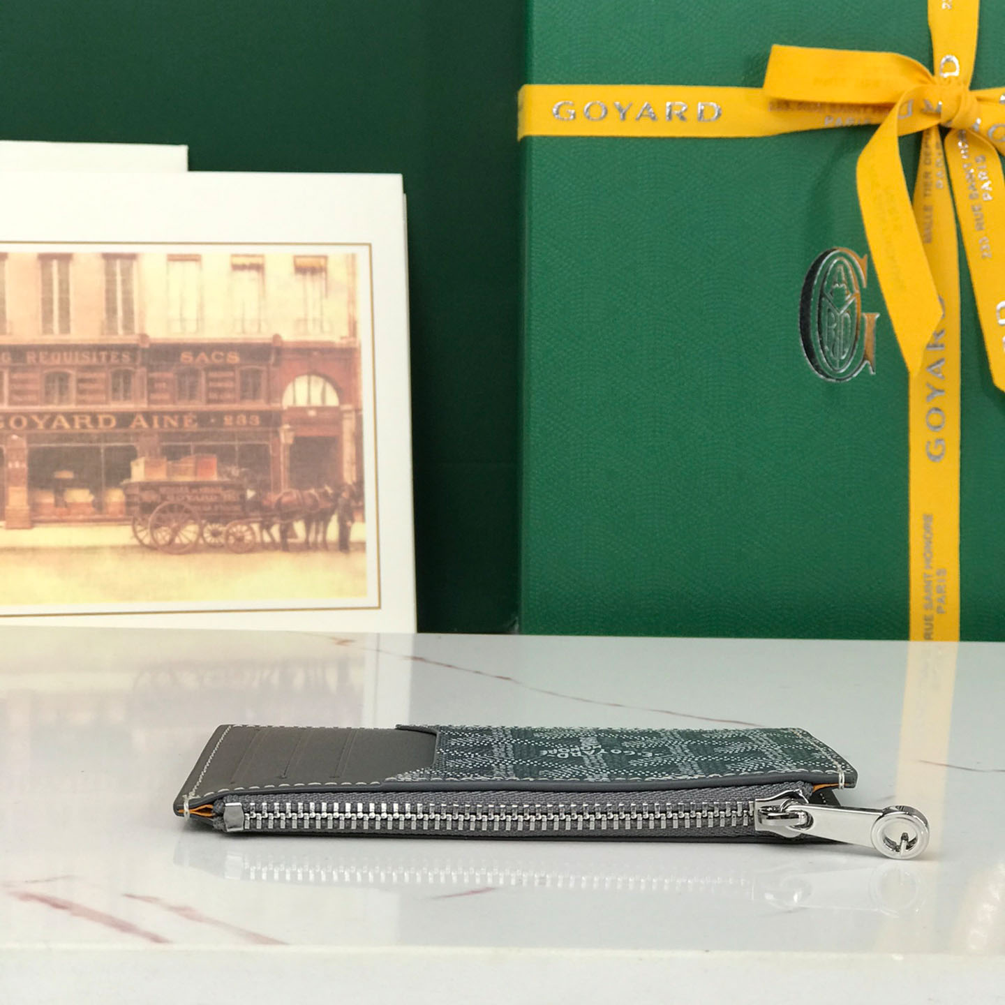 Goyard Bourbon Zipped Card Holder - DopestKickz