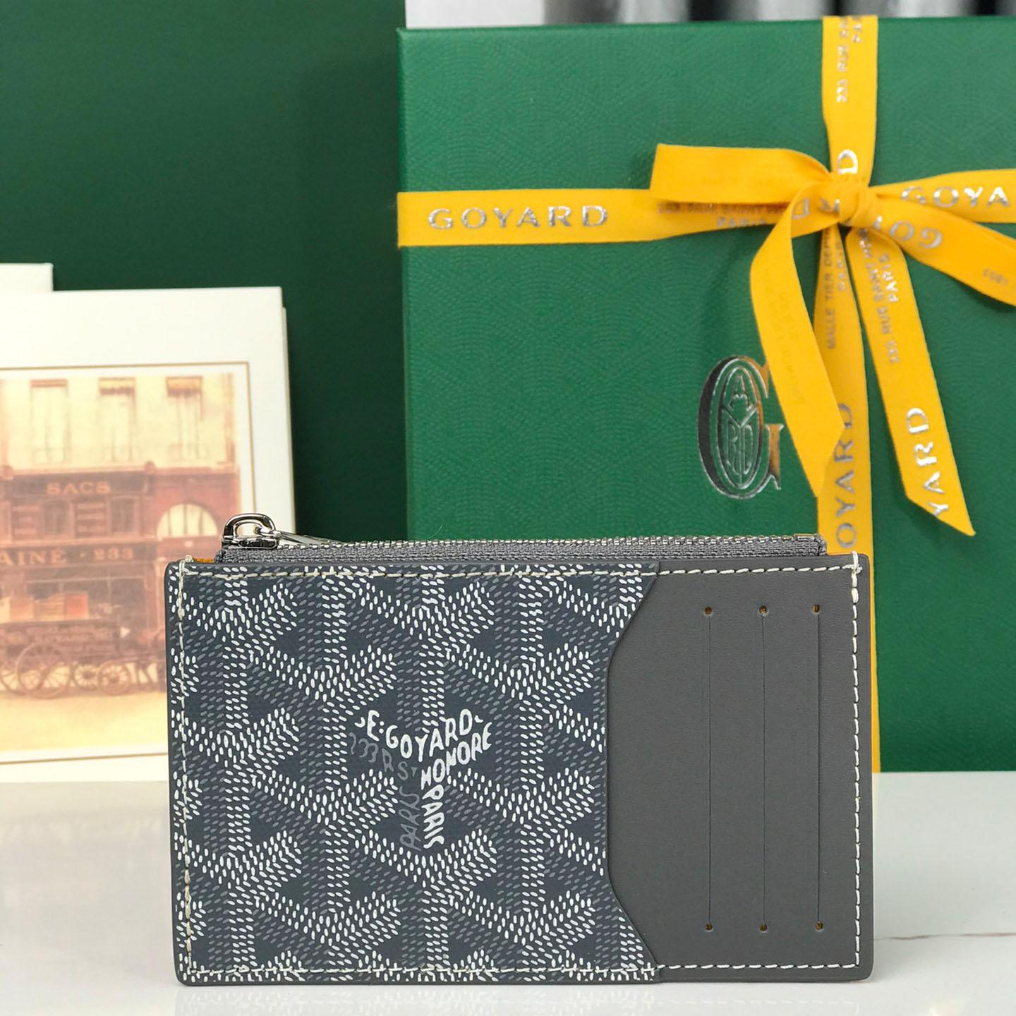 Goyard Bourbon Zipped Card Holder - DopestKickz