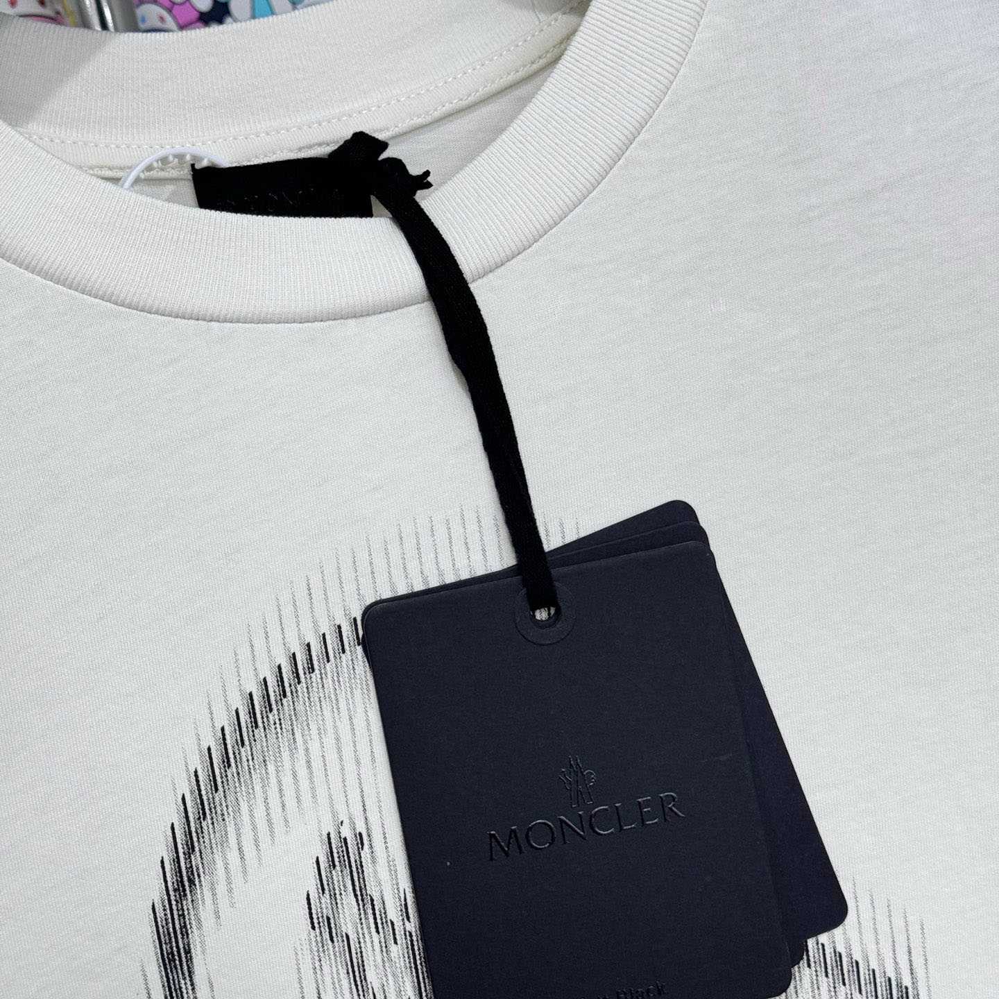 Moncler Blurred Logo Cotton T-Shirt - DopestKickz