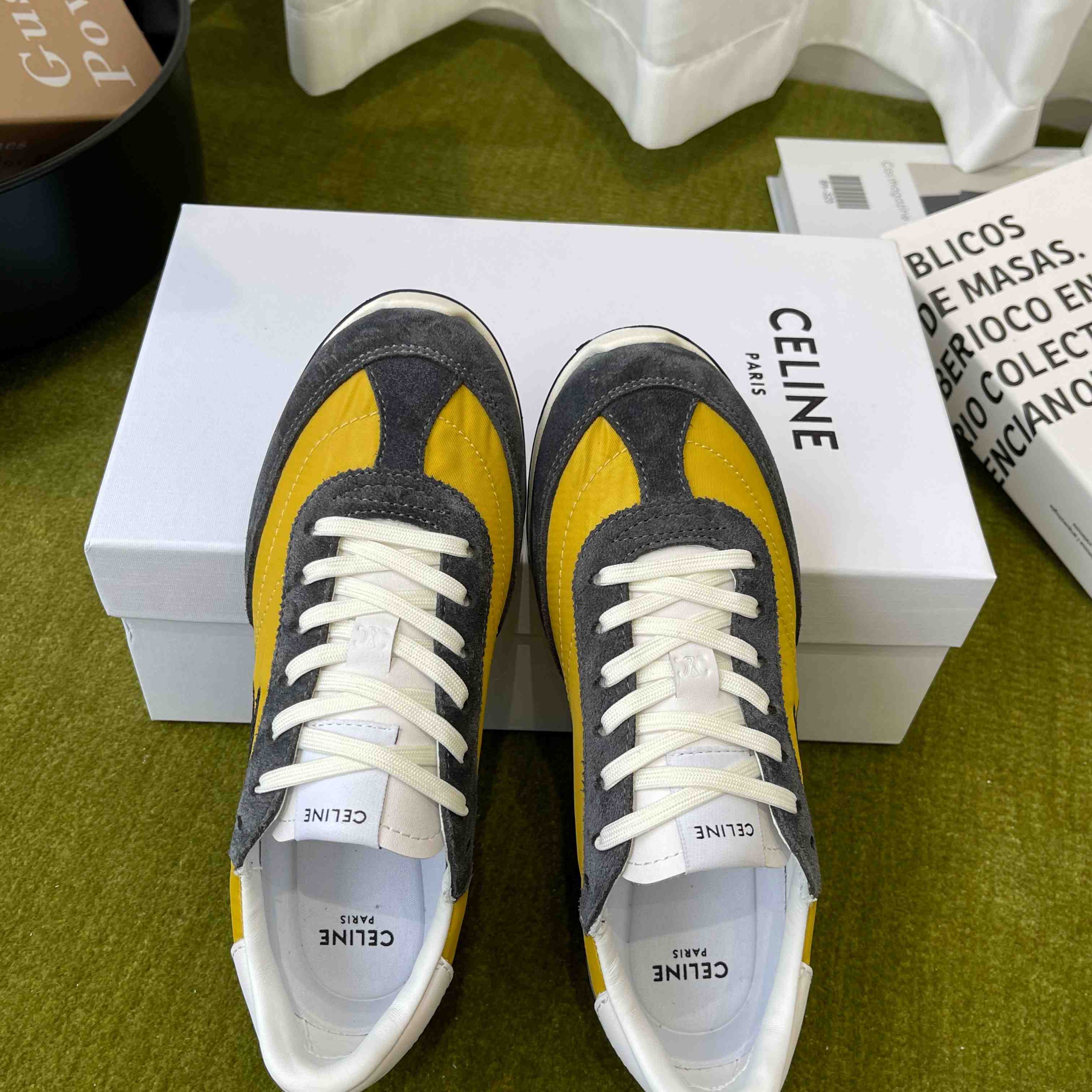 CELINE RACER LOW LACE-UP SNEAKER  - DopestKickz