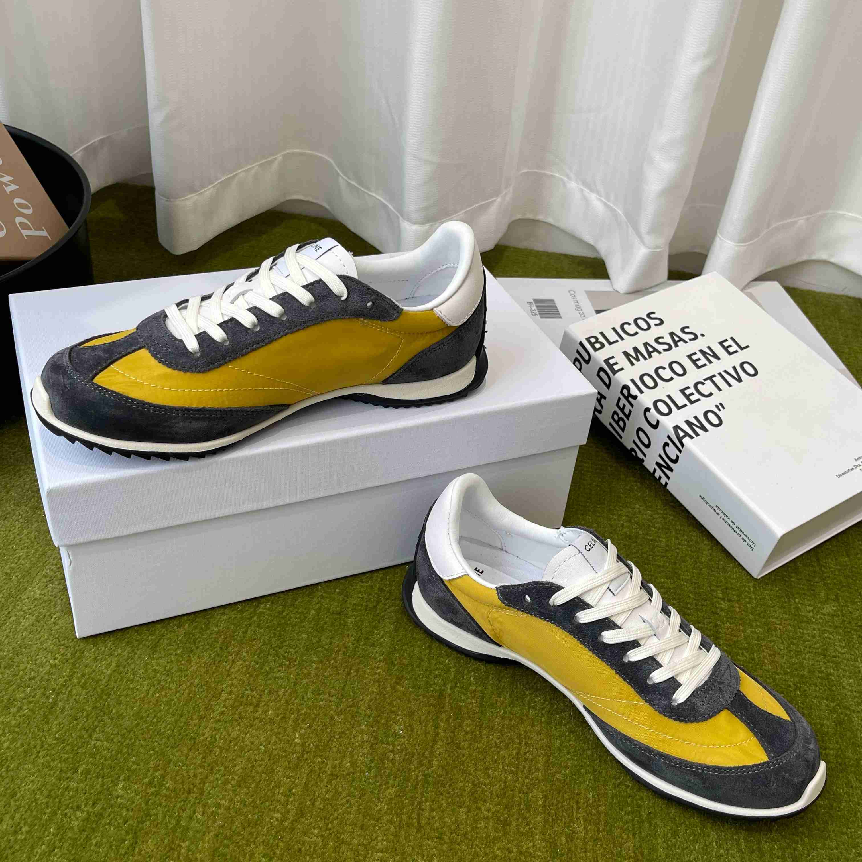 CELINE RACER LOW LACE-UP SNEAKER  - DopestKickz