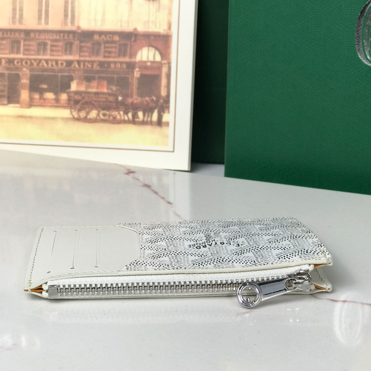 Goyard Bourbon Zipped Card Holder - DopestKickz