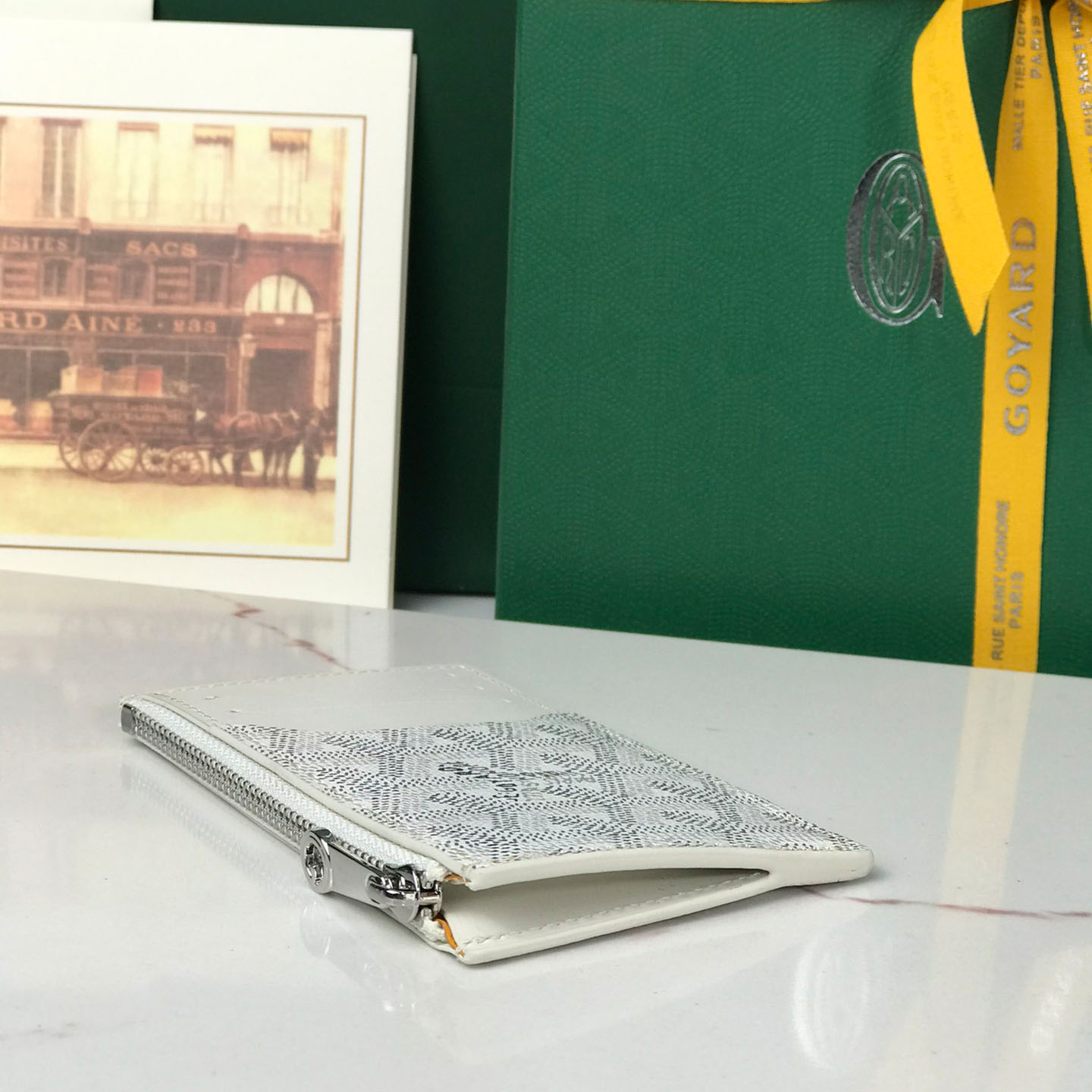 Goyard Bourbon Zipped Card Holder - DopestKickz