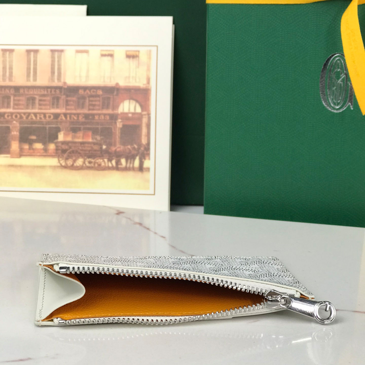 Goyard Bourbon Zipped Card Holder - DopestKickz