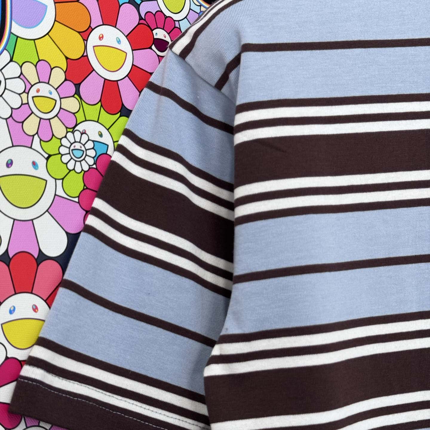 Prada Oversized Striped Jersey T-shirt - DopestKickz