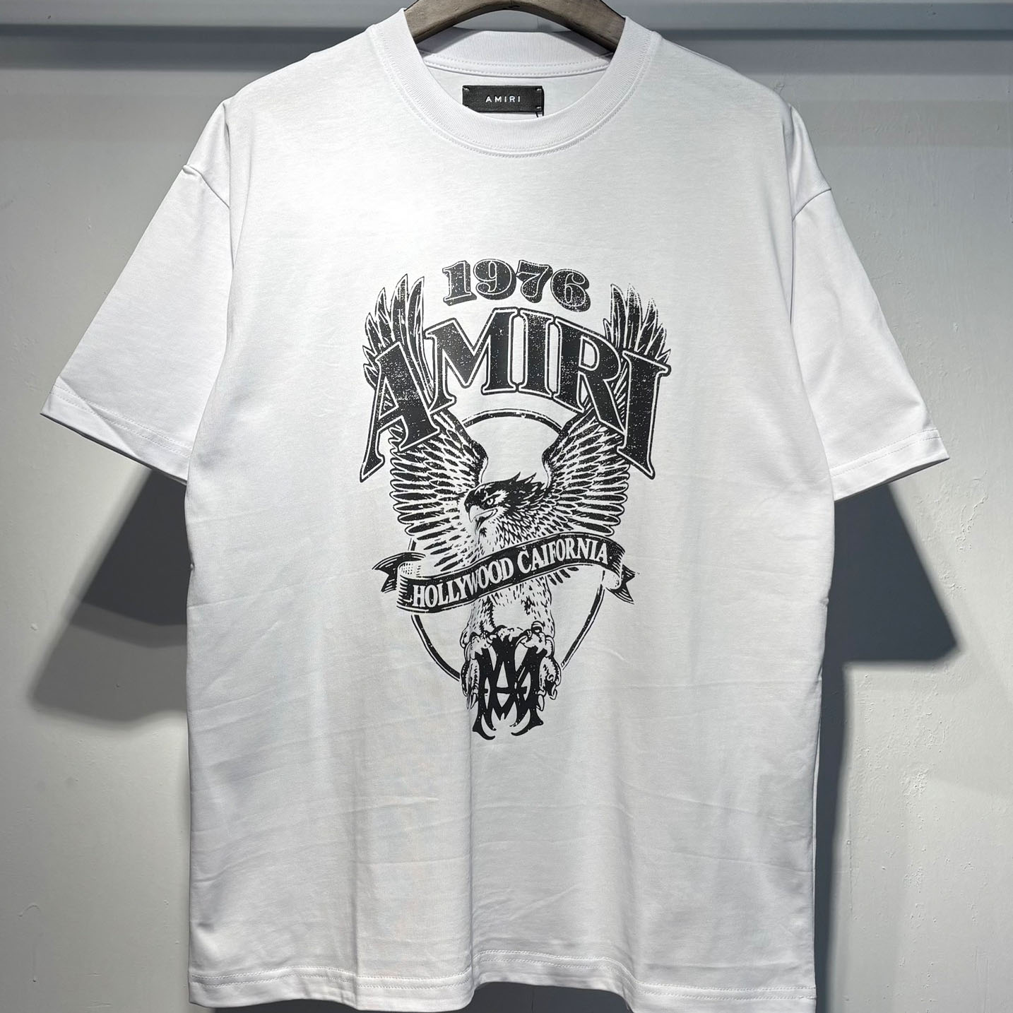 Amiri Eagle Crewneck T-Shirt   - DopestKickz