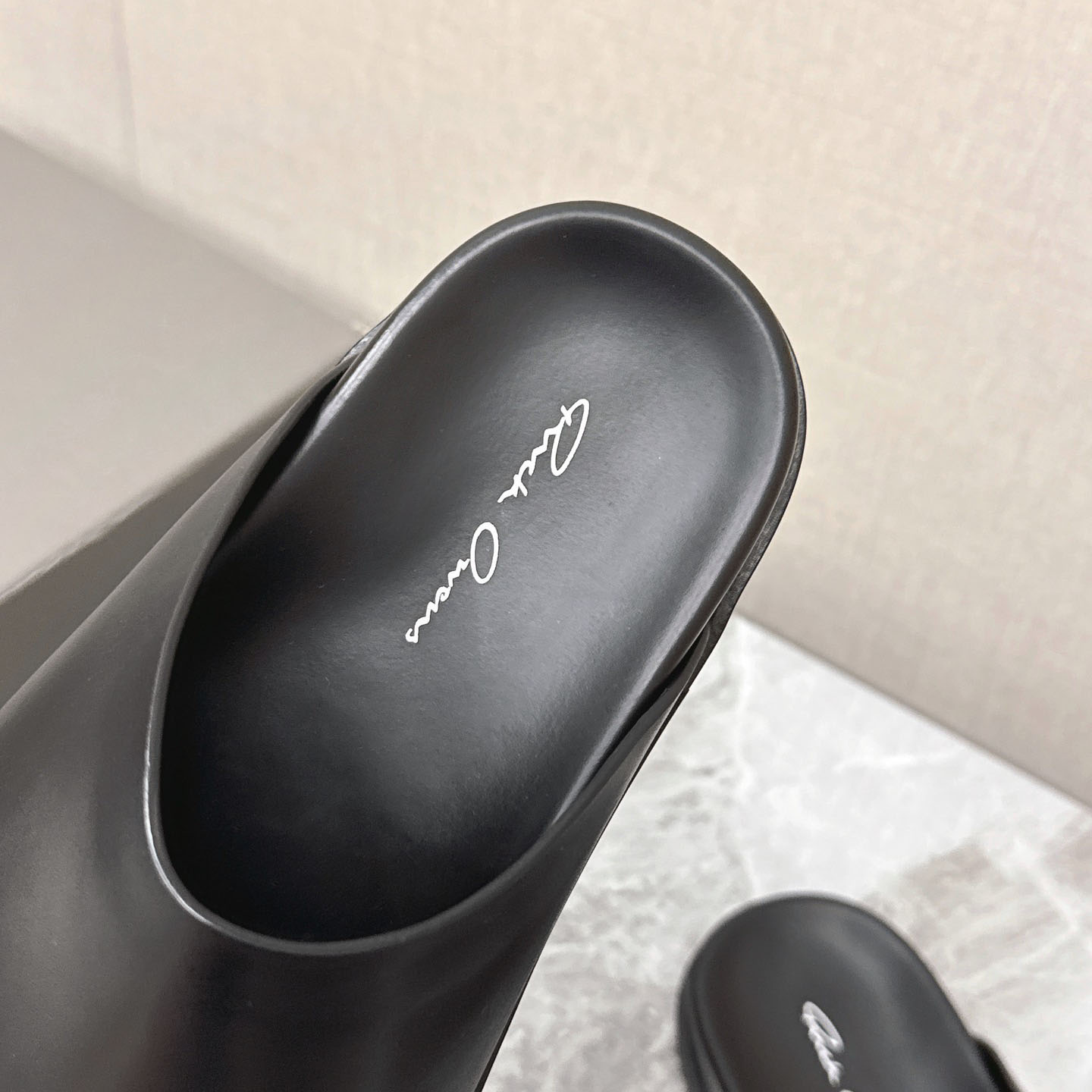 Rick Owens Porterville Granola Leather Mules - DopestKickz