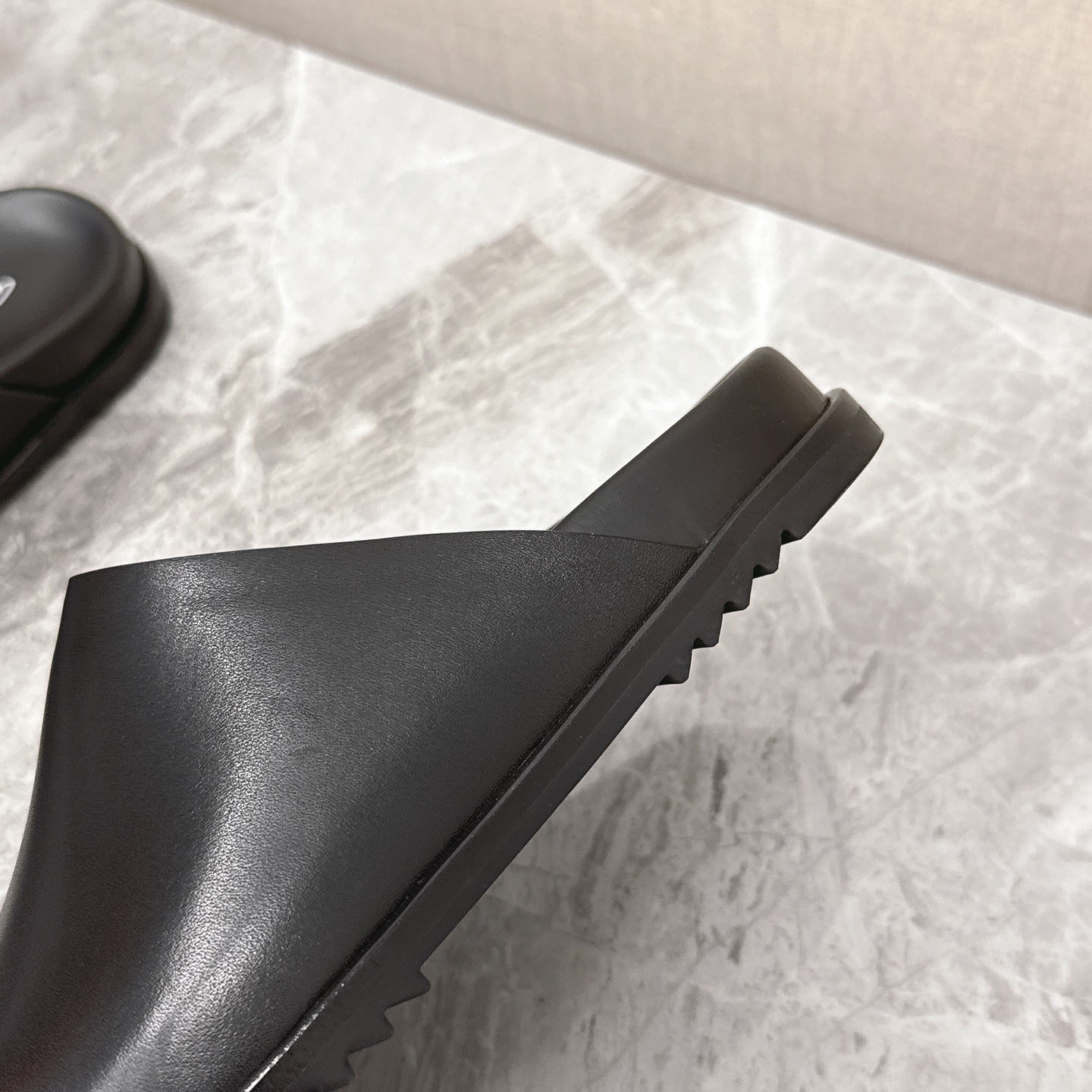 Rick Owens Porterville Granola Leather Mules - DopestKickz