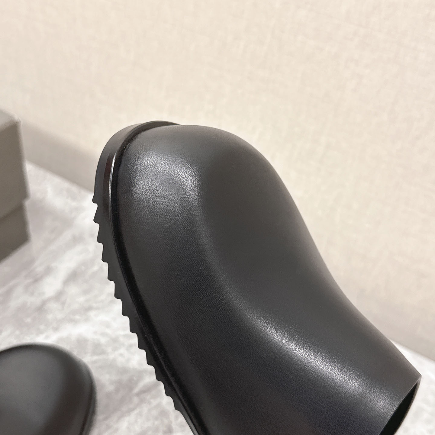 Rick Owens Porterville Granola Leather Mules - DopestKickz