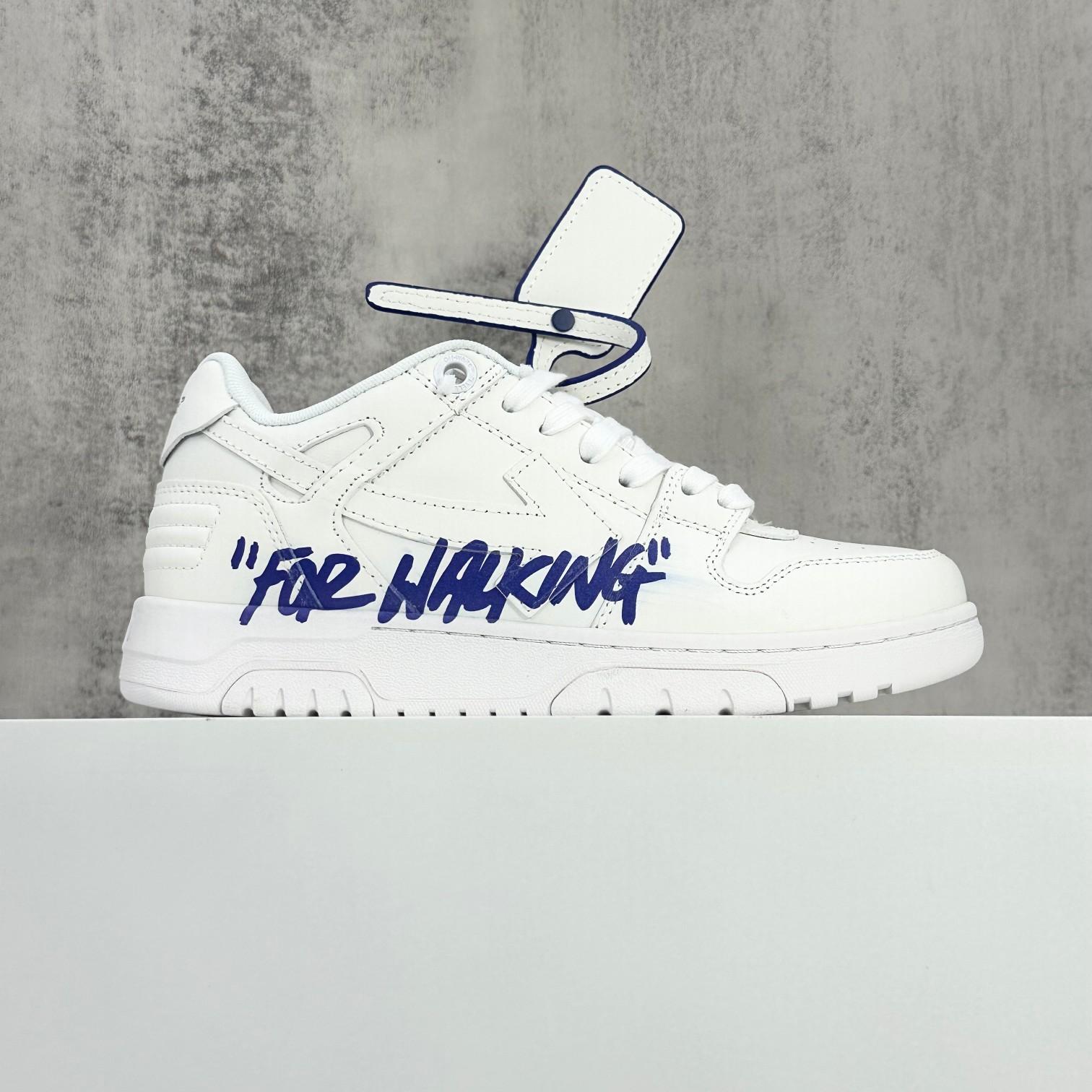 Off-White Out of Office Low 'For Walking - White Blue White Sole' - DopestKickz
