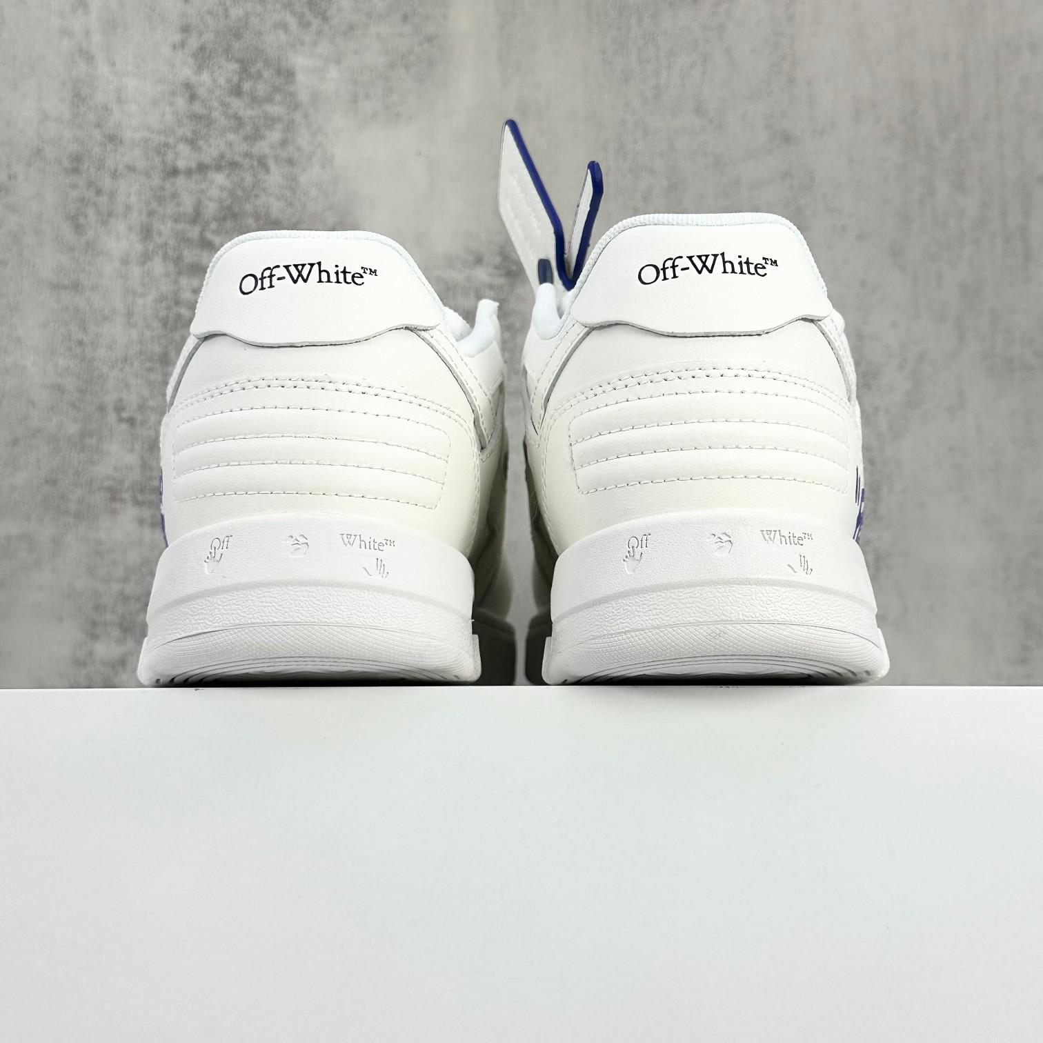 Off-White Out of Office Low 'For Walking - White Blue White Sole' - DopestKickz