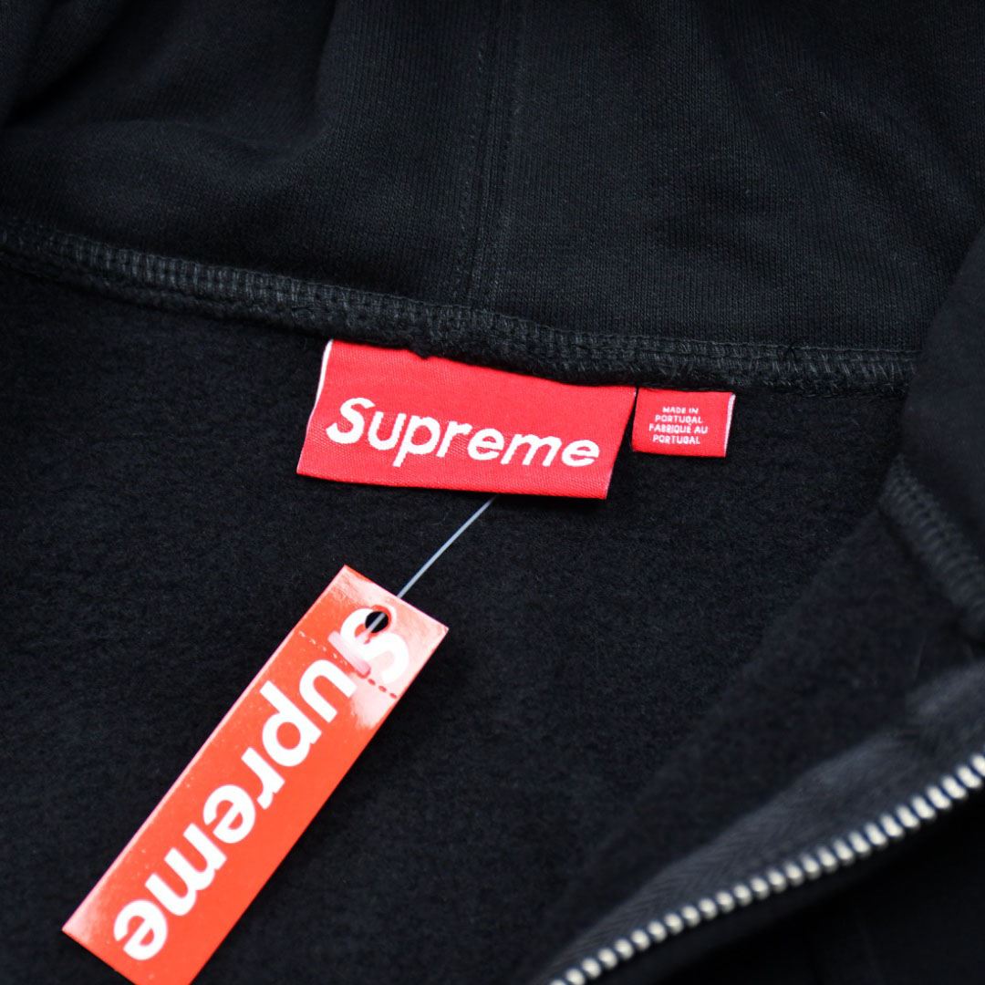 Supreme x Michael Jackson Graphic-Print Zip-Up Hoodie - Black - DopestKickz