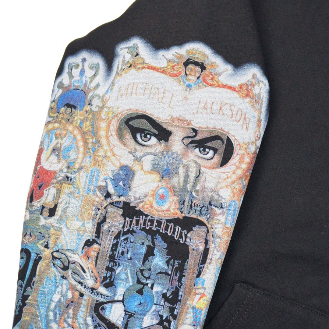 Supreme x Michael Jackson Graphic-Print Zip-Up Hoodie - Black - DopestKickz