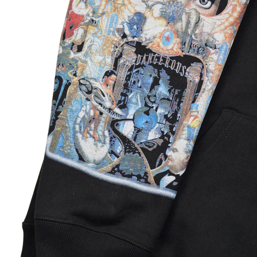 Supreme x Michael Jackson Graphic-Print Zip-Up Hoodie - Black - DopestKickz