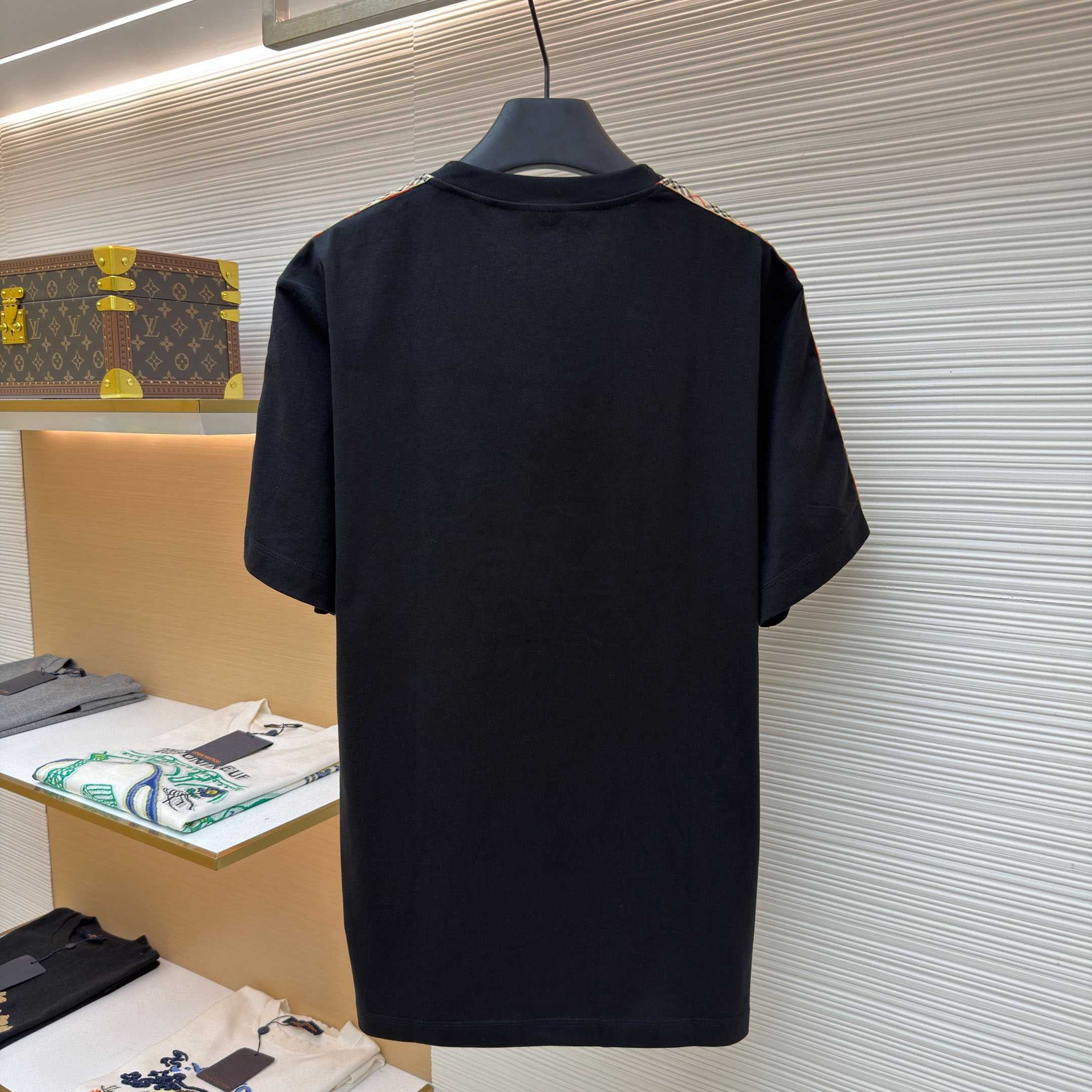 Burberry Check Trim Cotton T-shirt - DopestKickz