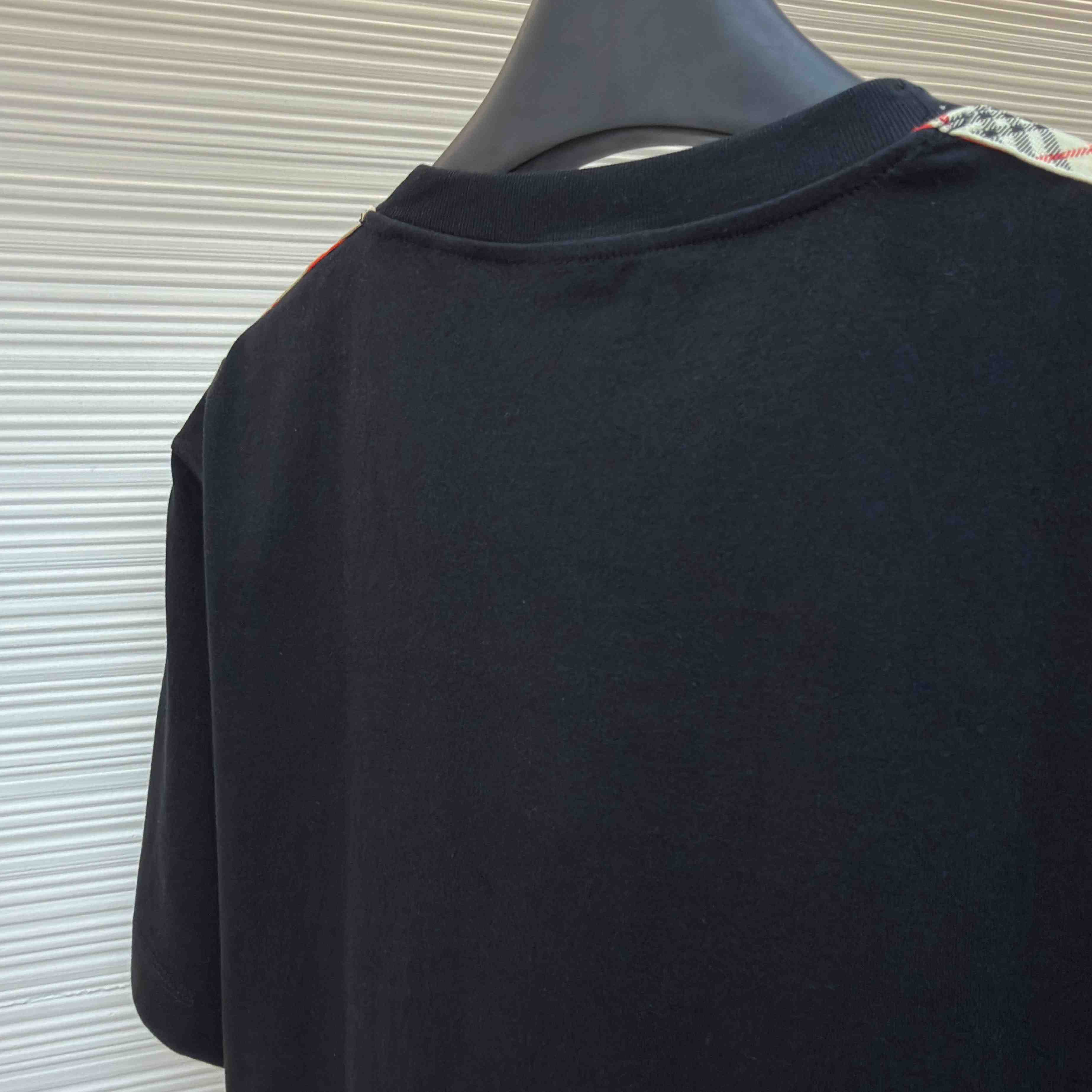 Burberry Check Trim Cotton T-shirt - DopestKickz