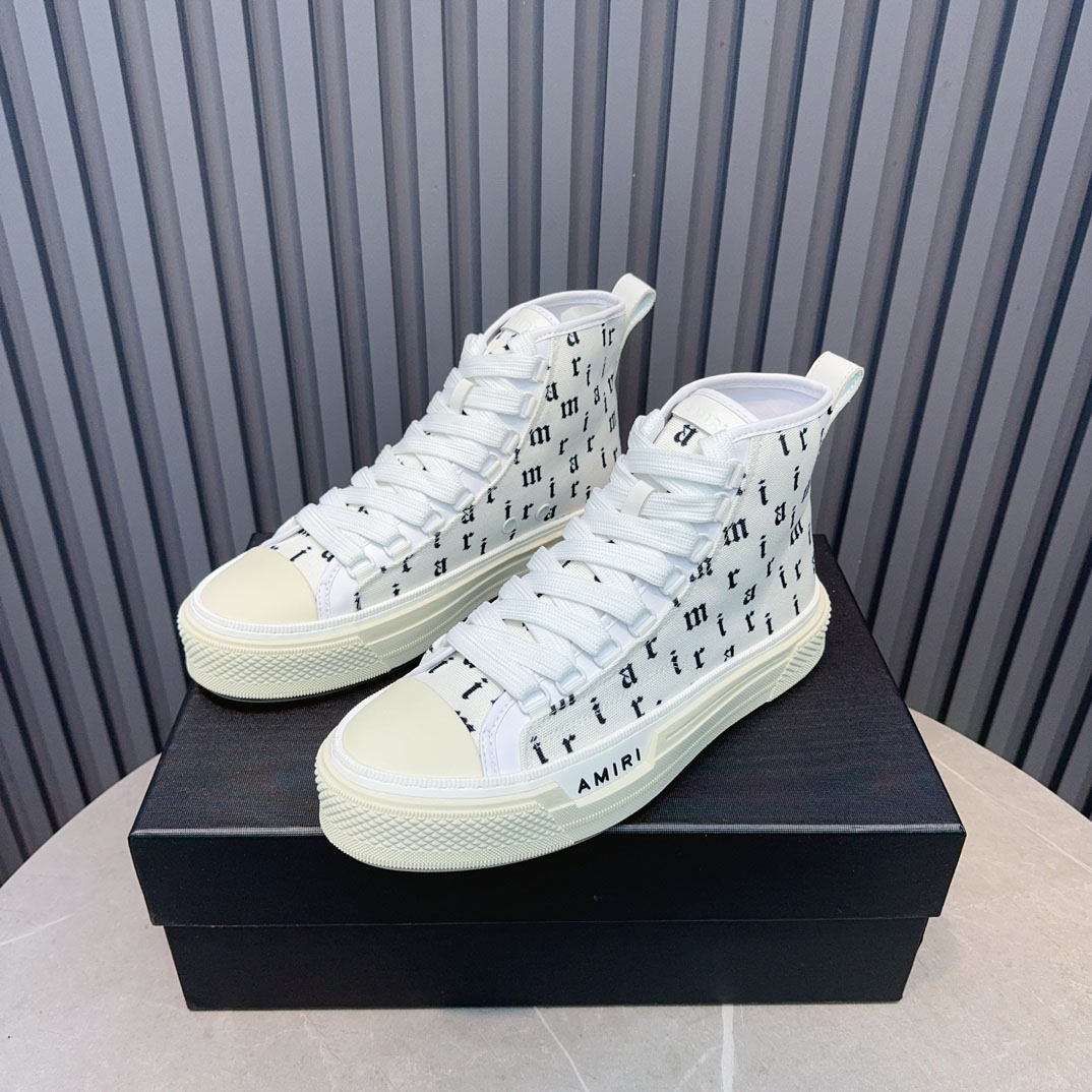 Amiri Old English Court High 'White Black' - DopestKickz