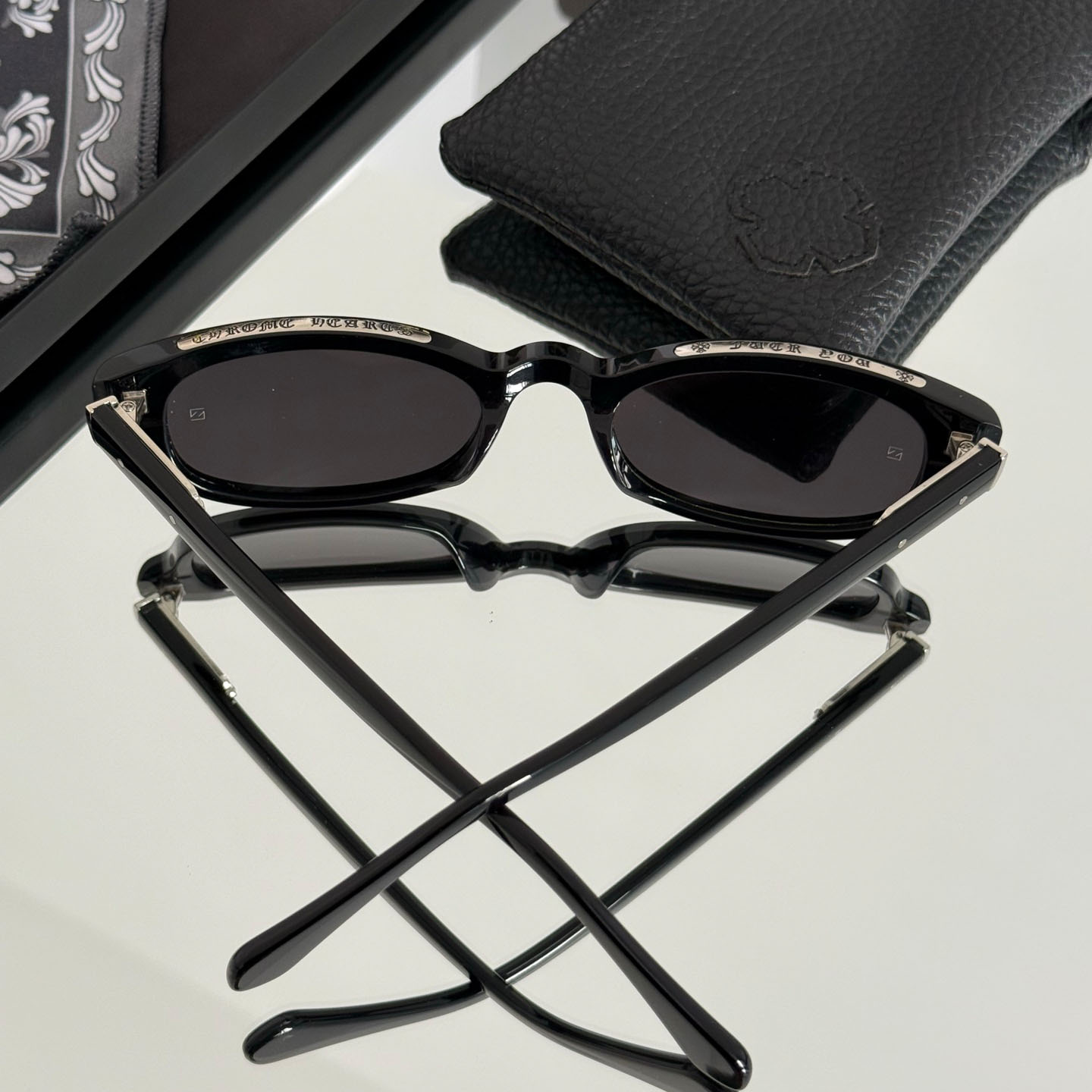Chrome Hearts Low Rider Sunglasses - DopestKickz
