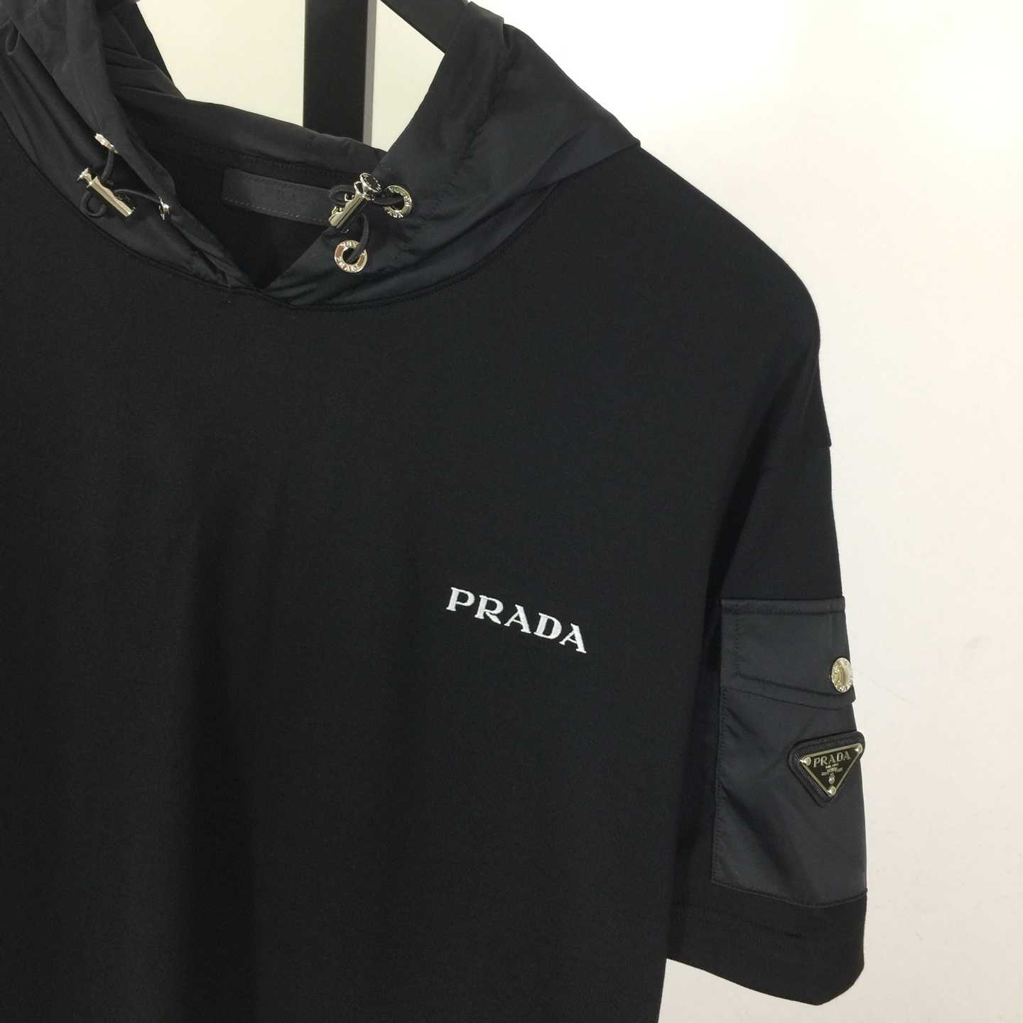 Prada Hooded T-shirt - DopestKickz