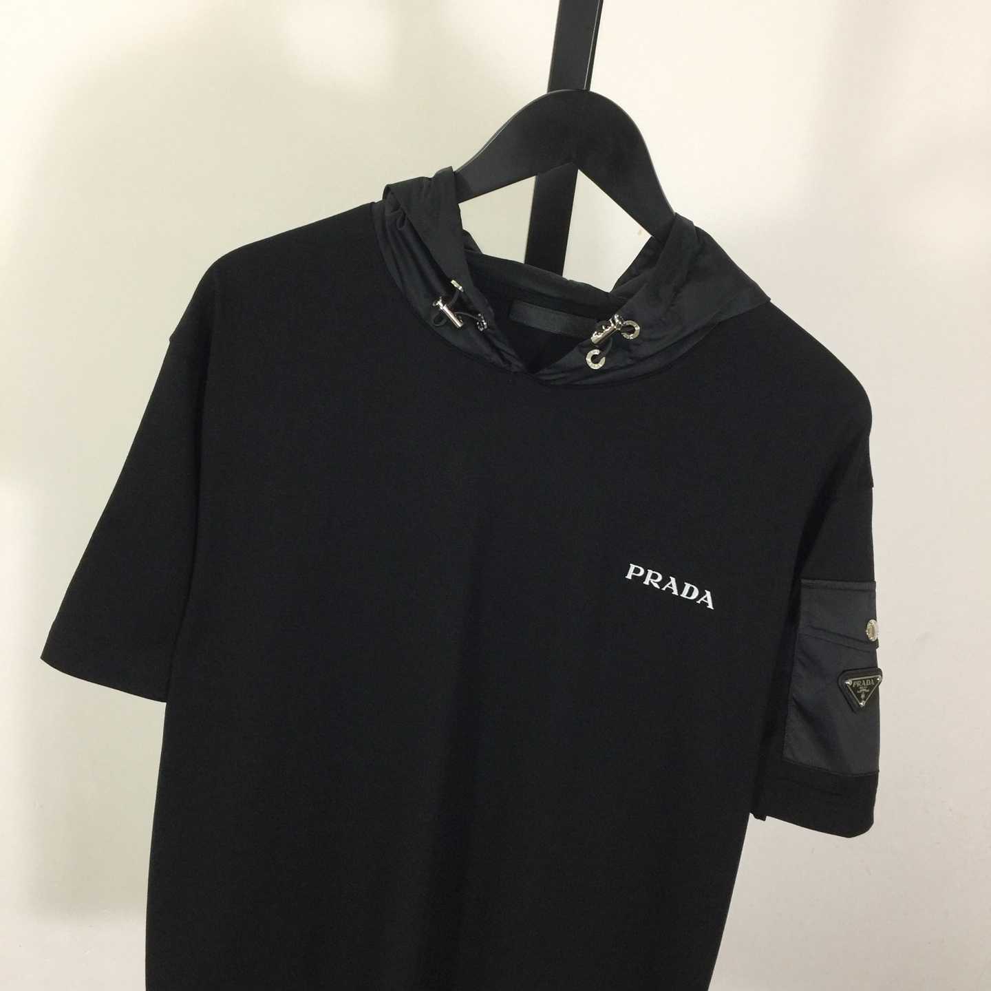 Prada Hooded T-shirt - DopestKickz