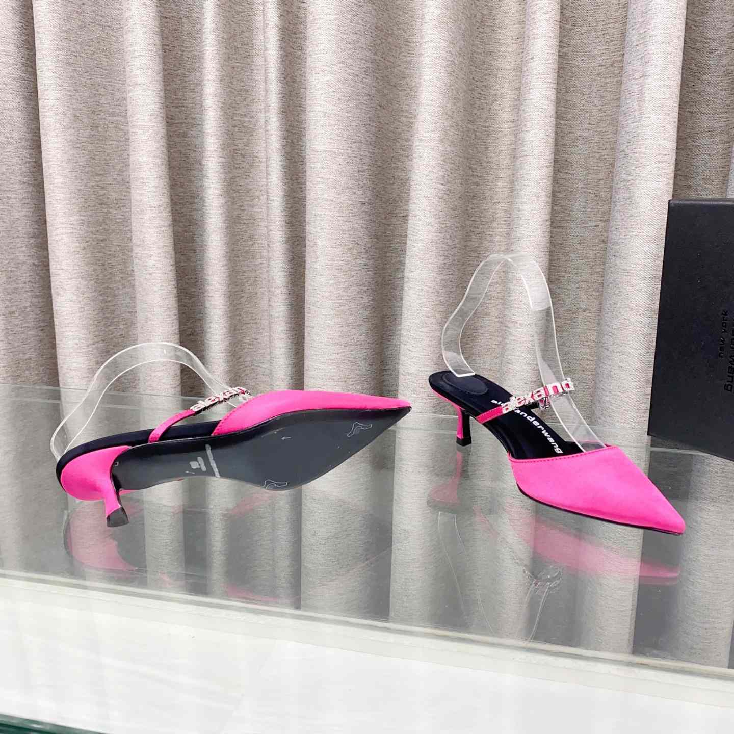 Alexander Wang Delphine Embellished Mid-heel Mules - DopestKickz