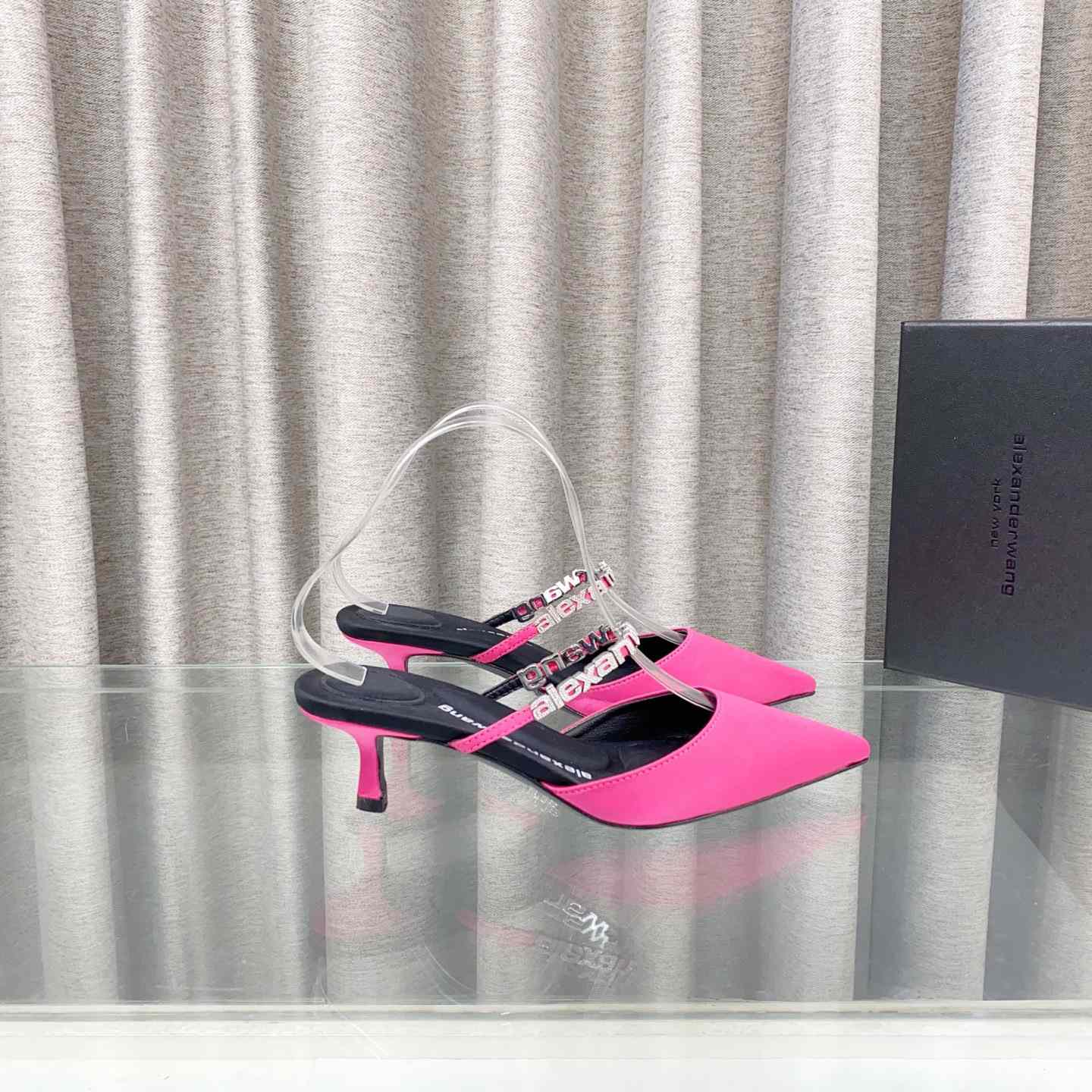 Alexander Wang Delphine Embellished Mid-heel Mules - DopestKickz