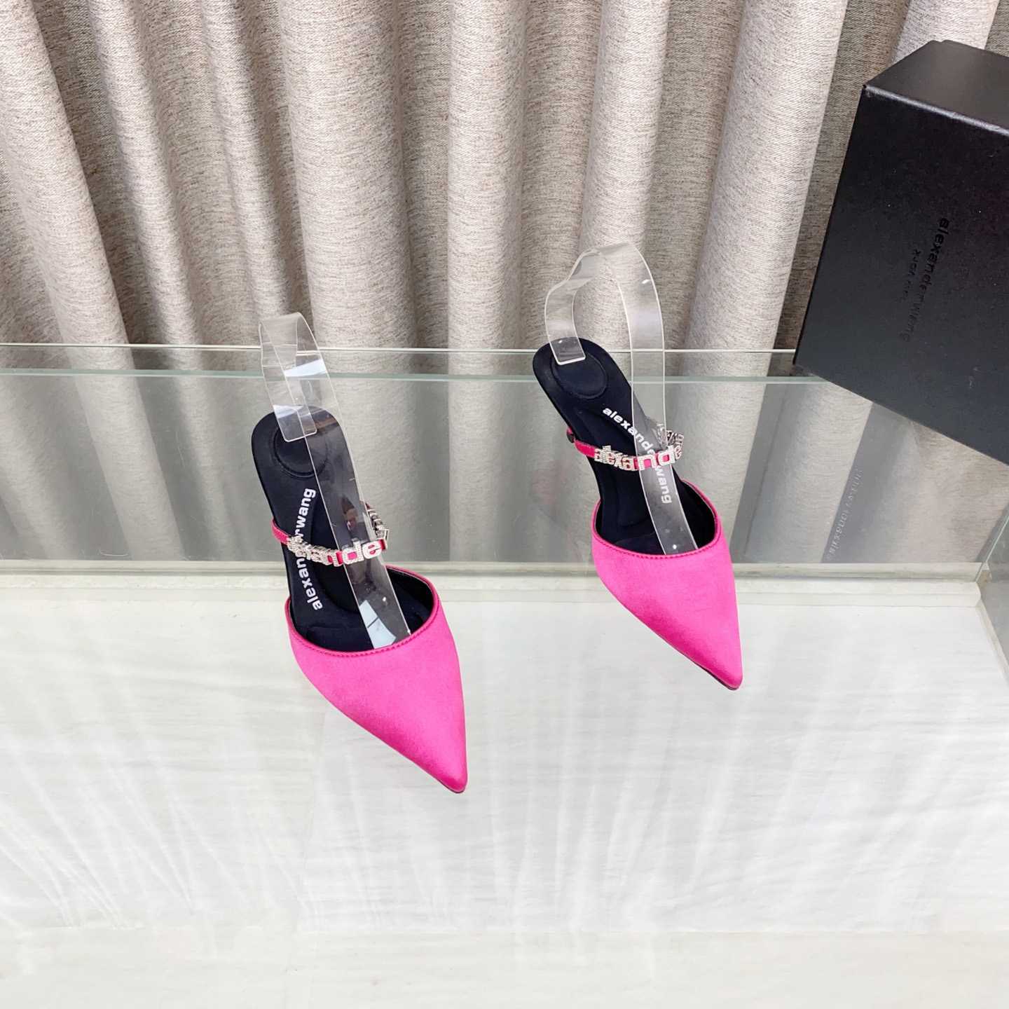 Alexander Wang Delphine Embellished Mid-heel Mules - DopestKickz