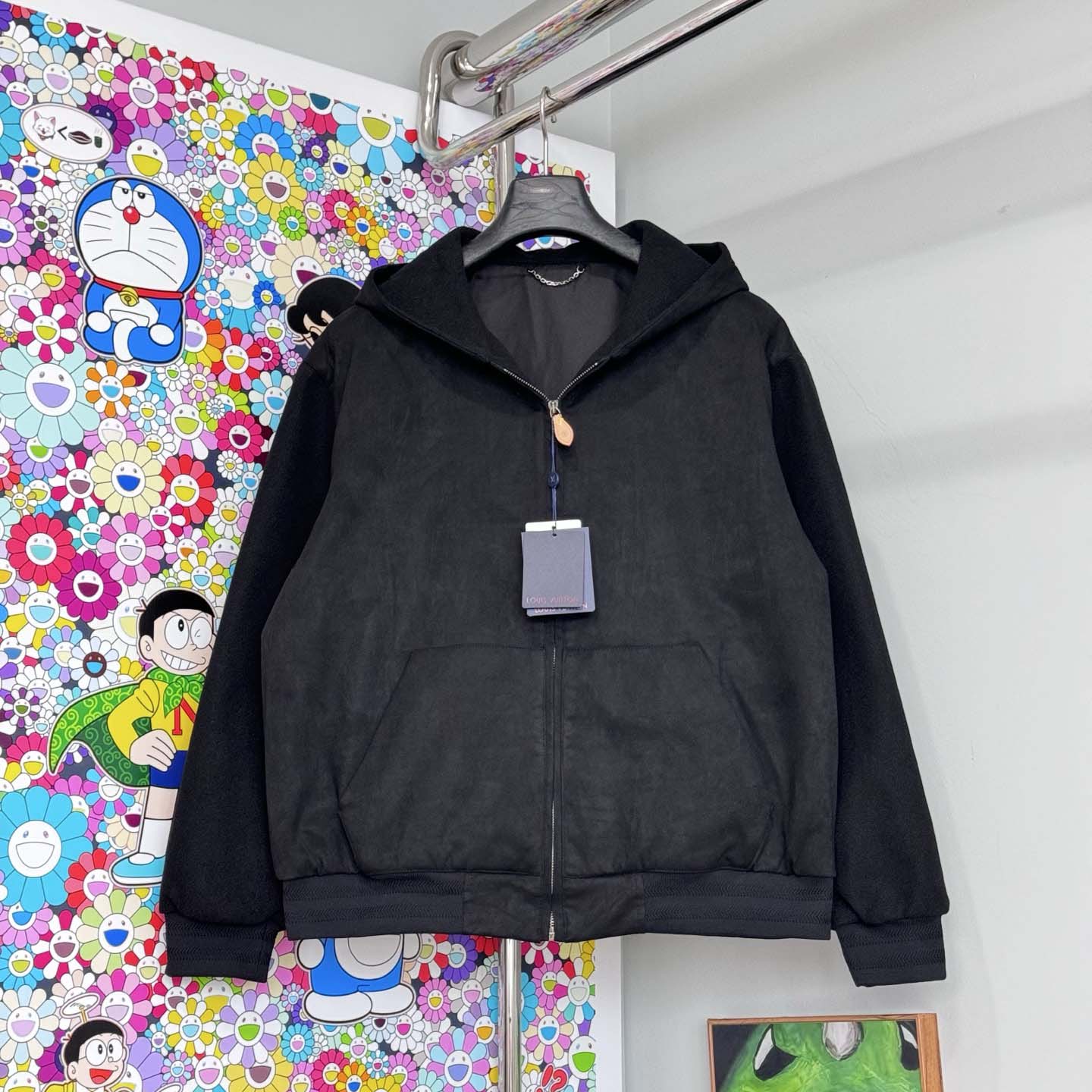 Louis Vuitton Leather Mix Hooded Blouson    1AJSN7 - DopestKickz