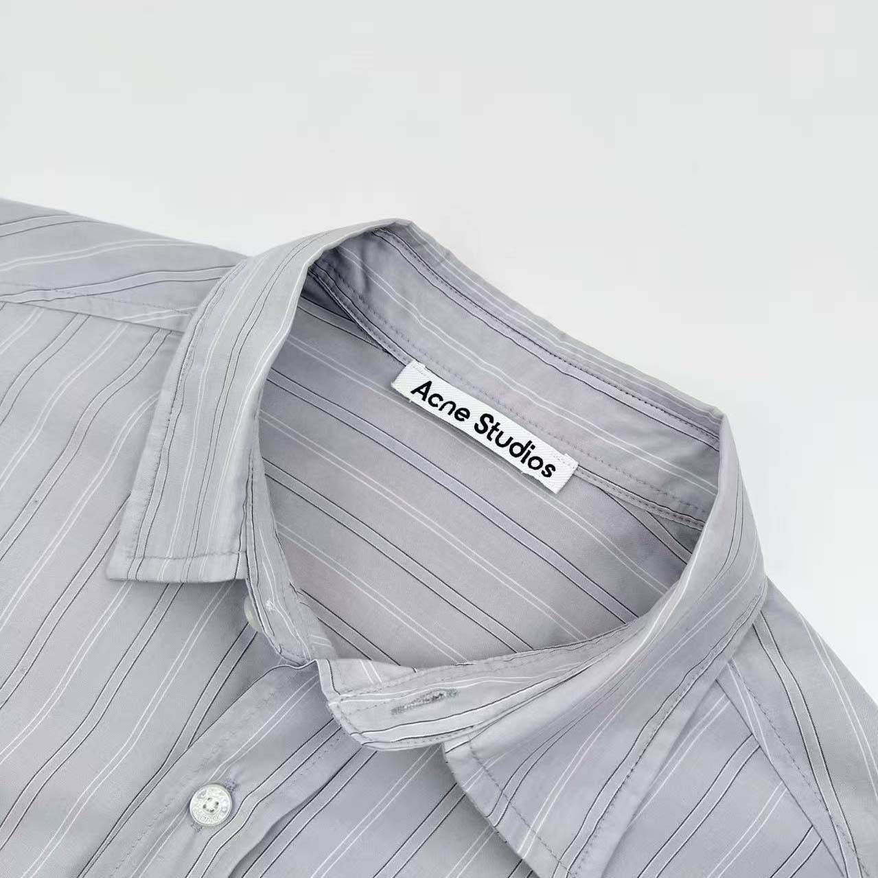 Acne Studios Striped Button-up Shirt - DopestKickz